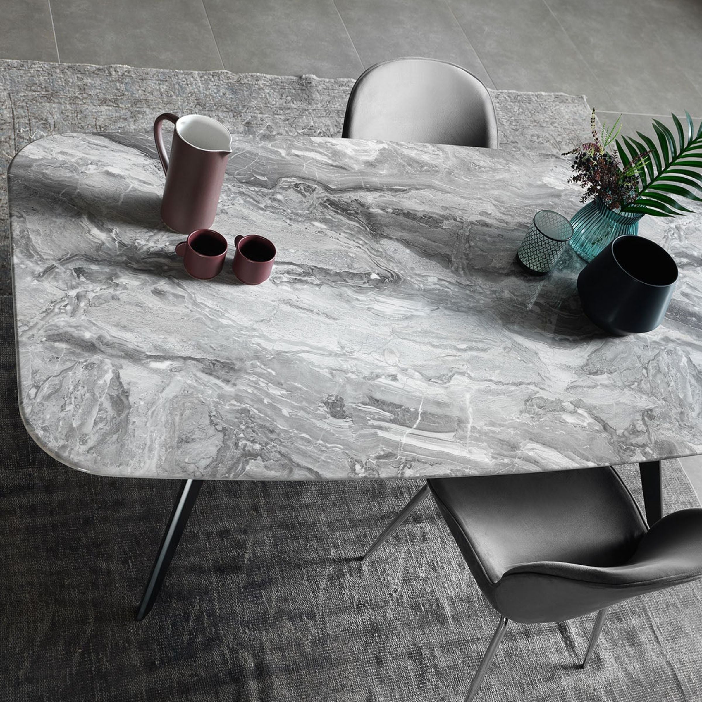 Beretta Dining Table Only Ber008 -  Dining Tables - ebarza Furniture UAE | Shop Modern Furniture in Abu Dhabi & Dubai - مفروشات ايبازرا في الامارات | تسوق اثاث عصري وديكورات مميزة في دبي وابوظبي