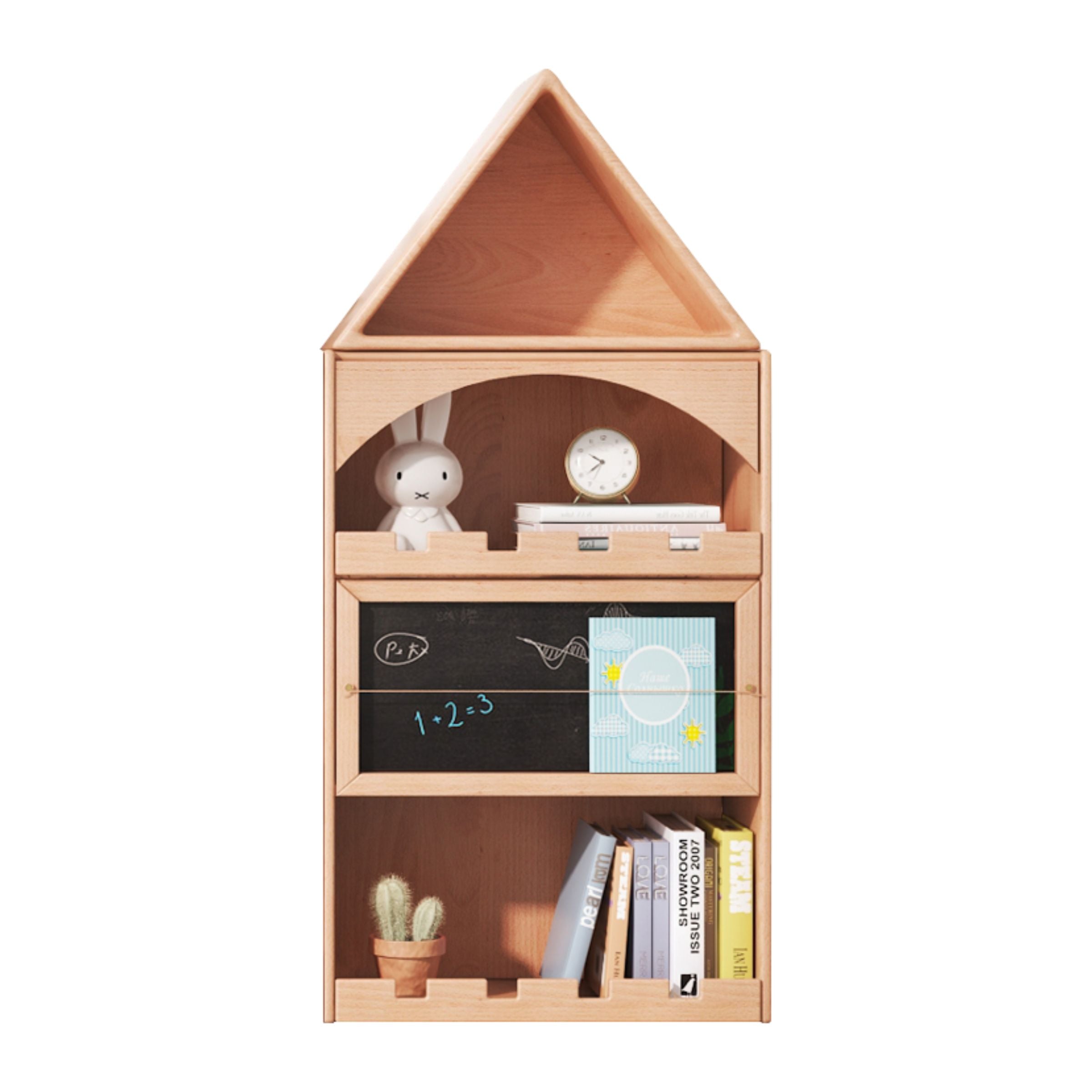 KIDS PEEKABOO Bookshelf - E2007N -  Kids Shelves - ebarza Furniture UAE | Shop Modern Furniture in Abu Dhabi & Dubai - مفروشات ايبازرا في الامارات | تسوق اثاث عصري وديكورات مميزة في دبي وابوظبي