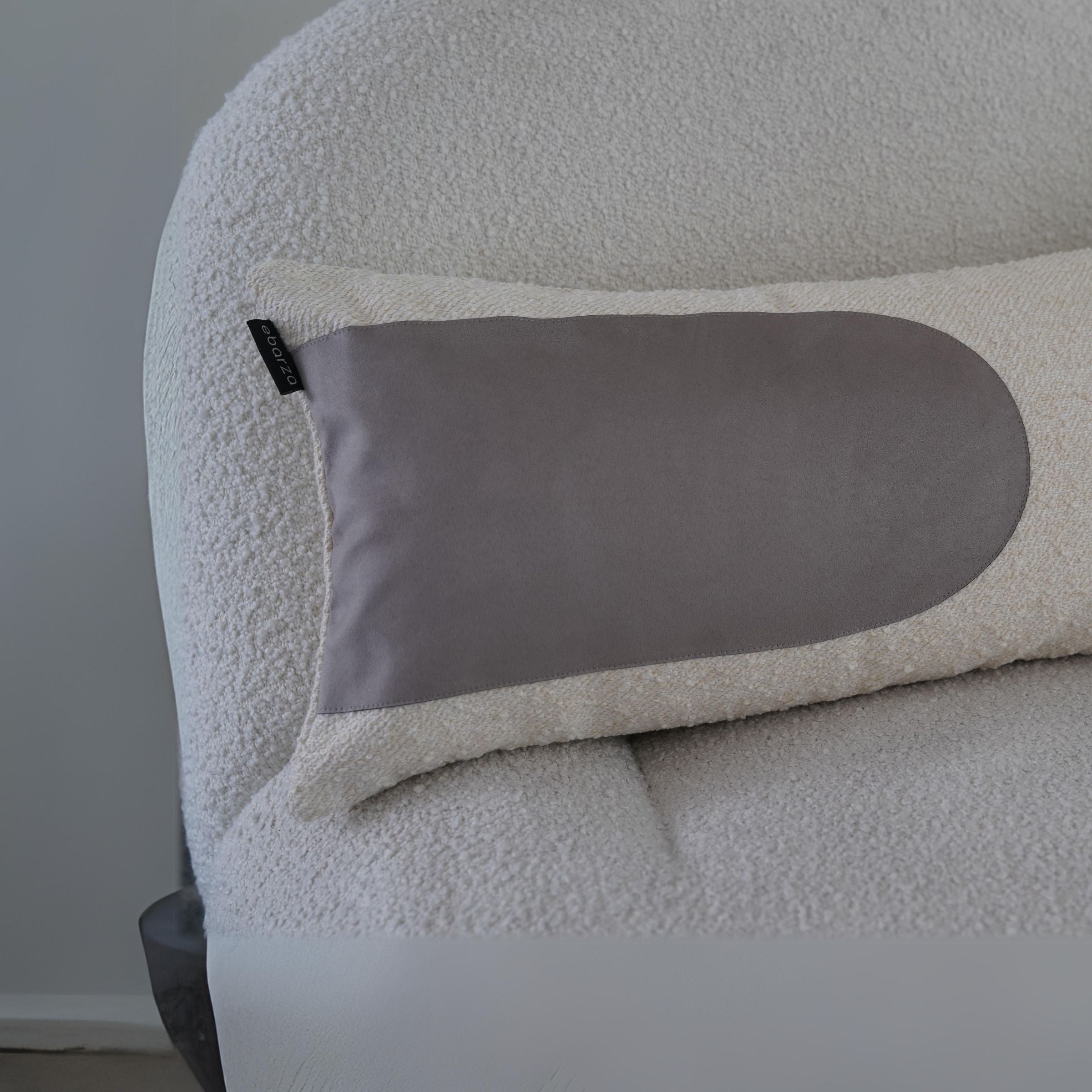 30x60cm Ebarza Buck Patchwork Cushion ECC139 -  Cushions - ebarza Furniture UAE | Shop Modern Furniture in Abu Dhabi & Dubai - مفروشات ايبازرا في الامارات | تسوق اثاث عصري وديكورات مميزة في دبي وابوظبي