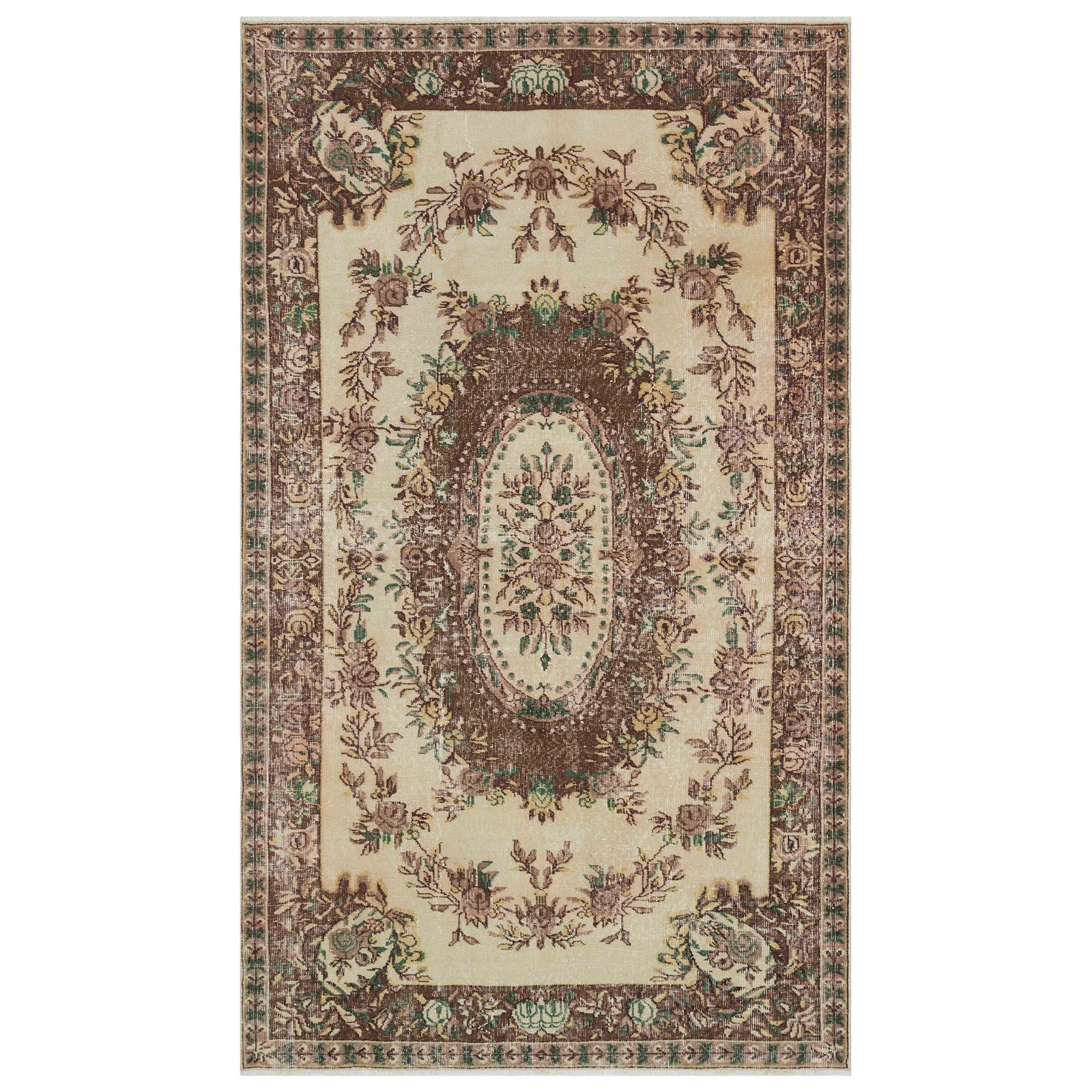 Hali 157X266 Cm Bursa Handmade Over Dyed Rug 1775 -  Rugs - ebarza Furniture UAE | Shop Modern Furniture in Abu Dhabi & Dubai - مفروشات ايبازرا في الامارات | تسوق اثاث عصري وديكورات مميزة في دبي وابوظبي