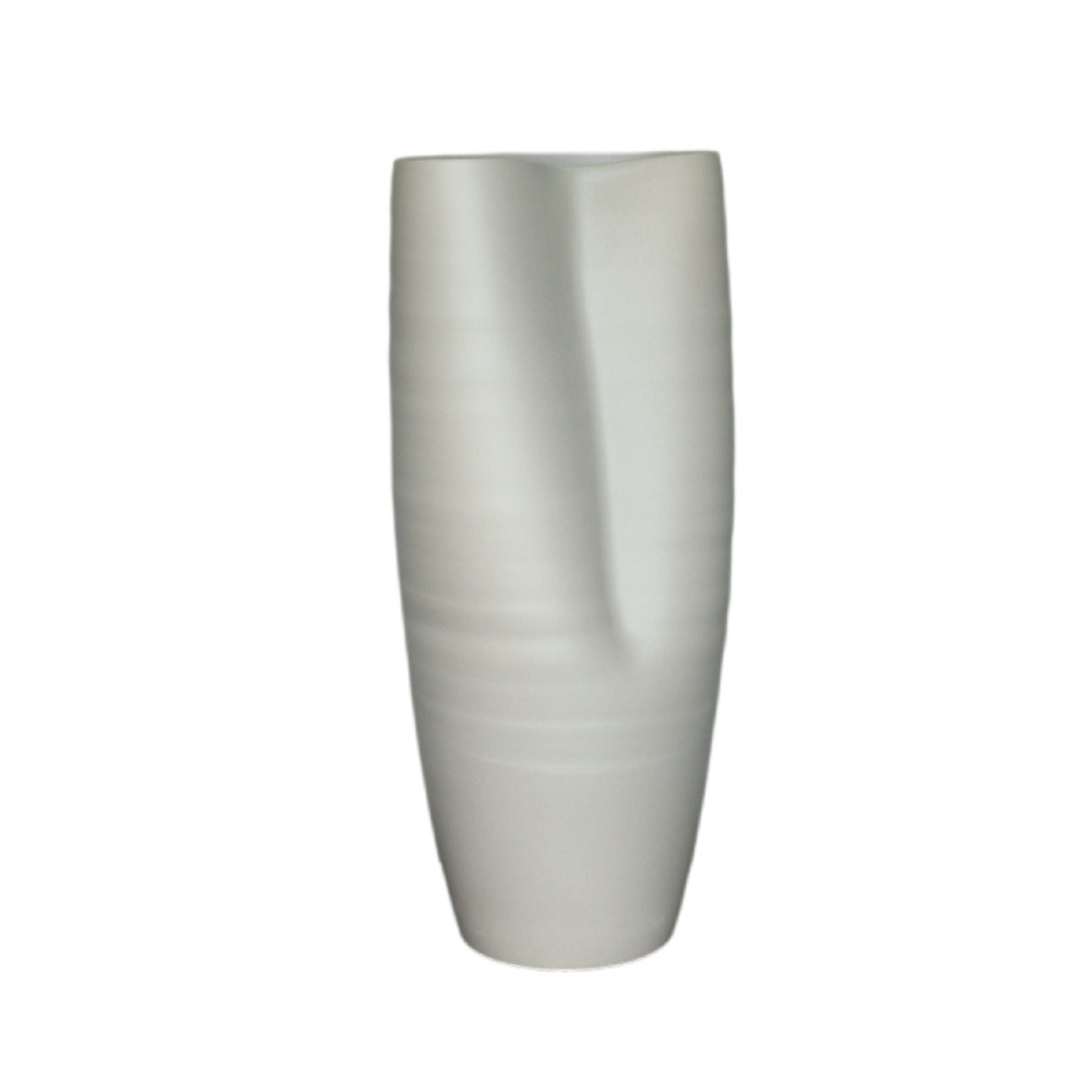Cloud Whisper Dreamy Textured Vase Y20602 -  Vases - ebarza Furniture UAE | Shop Modern Furniture in Abu Dhabi & Dubai - مفروشات ايبازرا في الامارات | تسوق اثاث عصري وديكورات مميزة في دبي وابوظبي