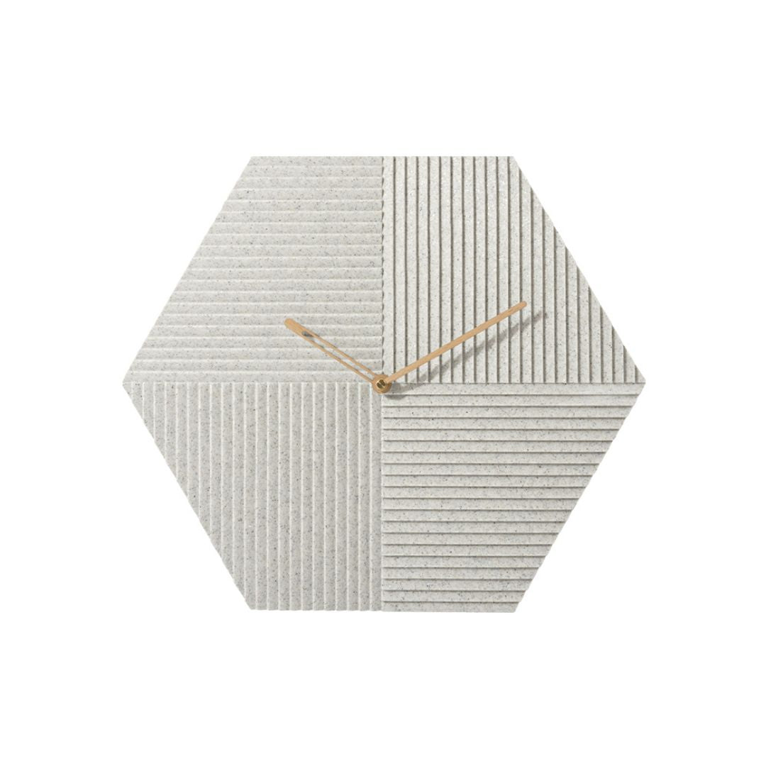Hexagon Wall Clock WCF234 -  Clocks - ebarza Furniture UAE | Shop Modern Furniture in Abu Dhabi & Dubai - مفروشات ايبازرا في الامارات | تسوق اثاث عصري وديكورات مميزة في دبي وابوظبي