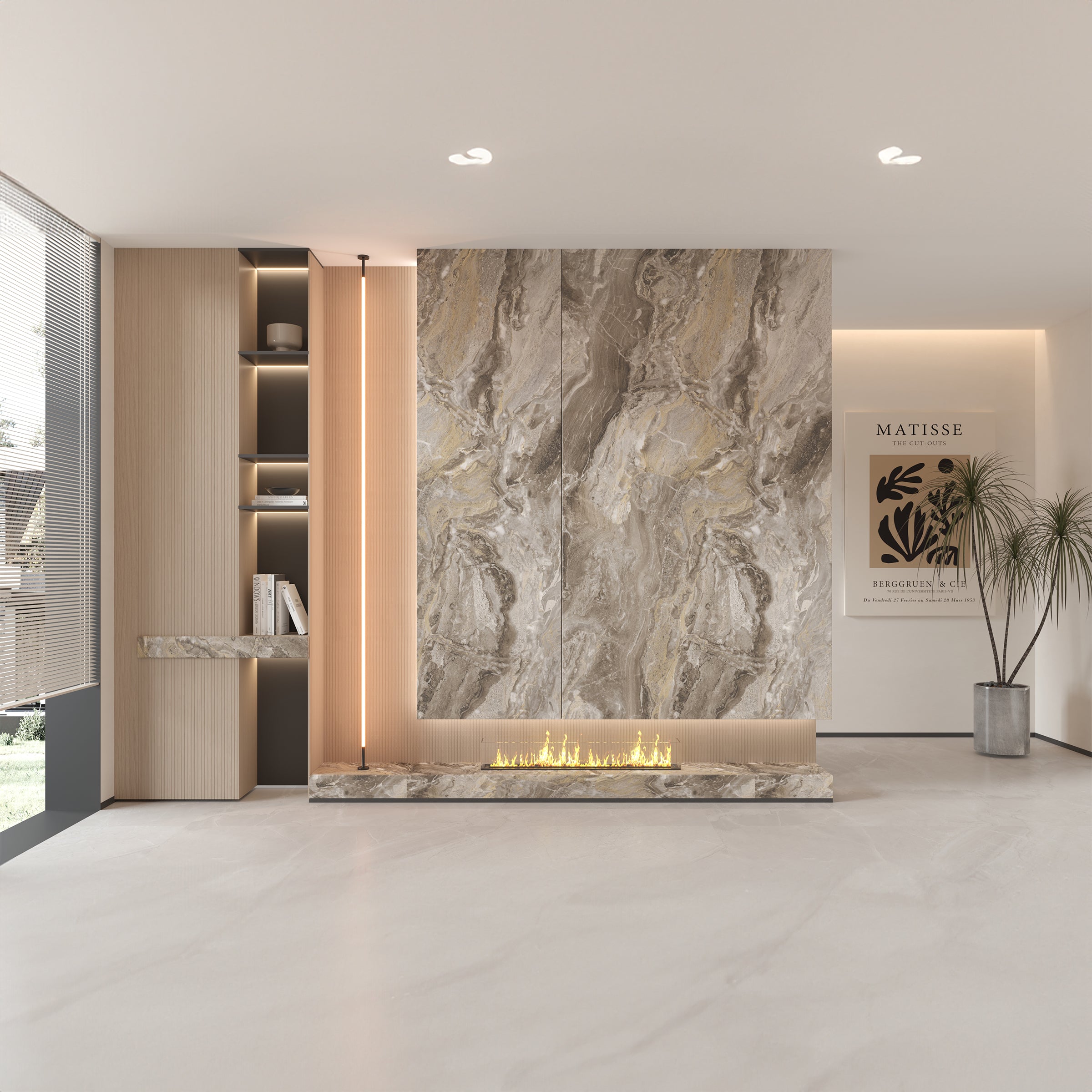 Super Matte UV Mdf Panel  (122 X 280X1.8CM, E2,700kg/m3, Protective Film) WQ774SM -  Wall Panels - ebarza Furniture UAE | Shop Modern Furniture in Abu Dhabi & Dubai - مفروشات ايبازرا في الامارات | تسوق اثاث عصري وديكورات مميزة في دبي وابوظبي