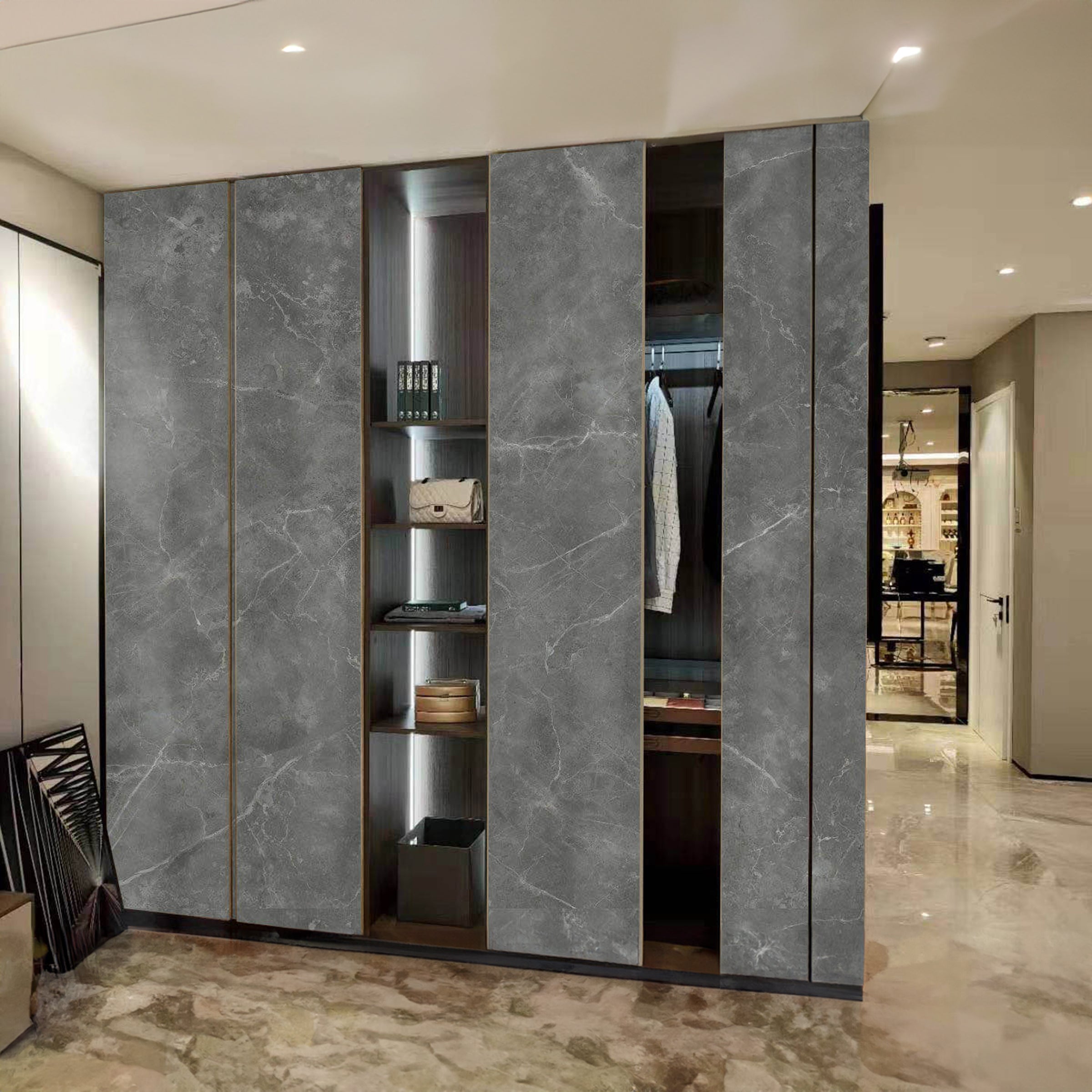 Super Matte UV MDF (122 X 280X1.8CM, E2,700kg/m3, Protective Film) WQ775SM -  Wall Panels - ebarza Furniture UAE | Shop Modern Furniture in Abu Dhabi & Dubai - مفروشات ايبازرا في الامارات | تسوق اثاث عصري وديكورات مميزة في دبي وابوظبي