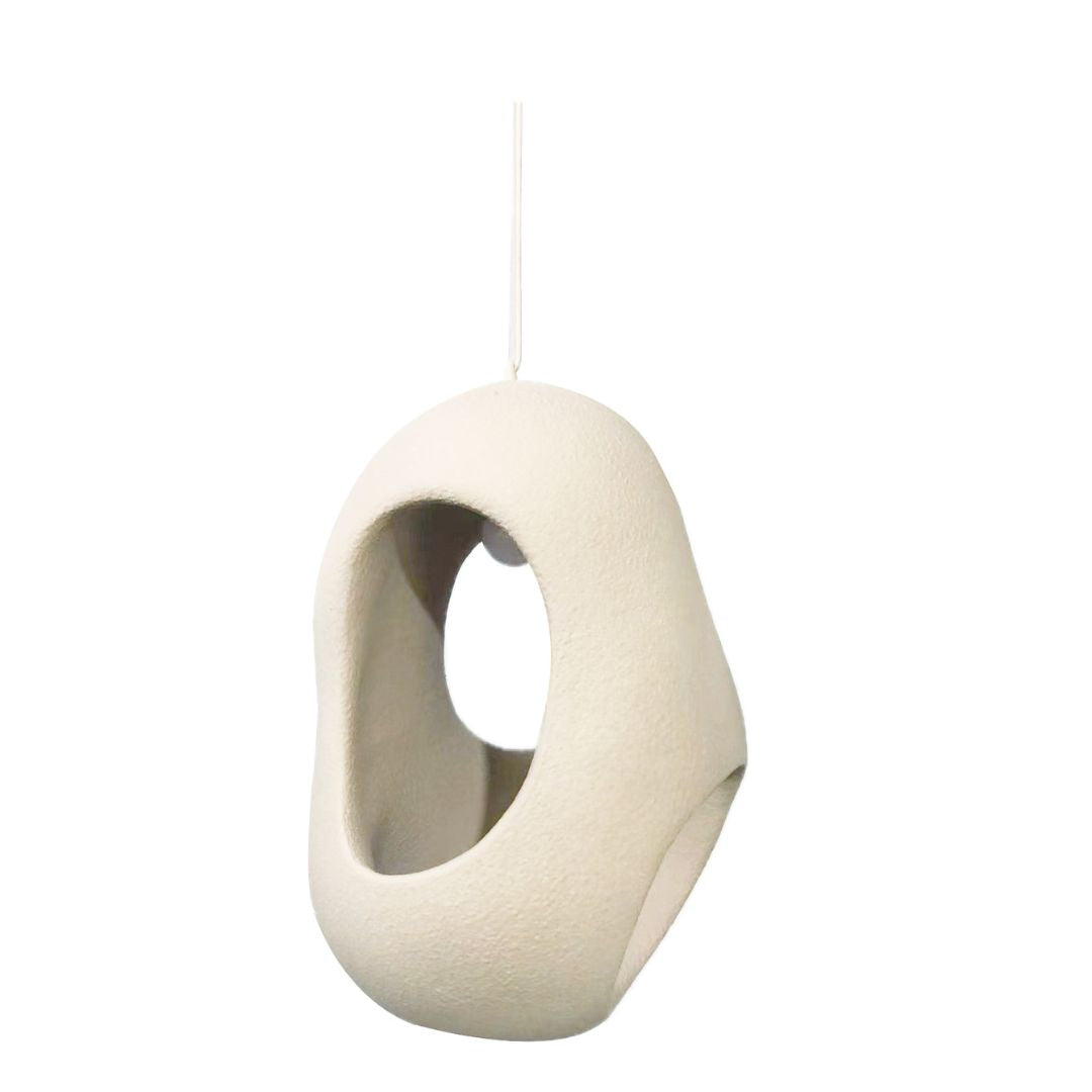 Wabi Sabi Resin Pendant Light HTD-IP1386012 D28*H39cm Beige -  Pendant Lamps - ebarza Furniture UAE | Shop Modern Furniture in Abu Dhabi & Dubai - مفروشات ايبازرا في الامارات | تسوق اثاث عصري وديكورات مميزة في دبي وابوظبي