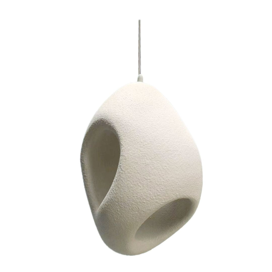 Wabi Sabi Resin Pendant Light HTD-IP1386012 D28*H39cm Beige -  Pendant Lamps - ebarza Furniture UAE | Shop Modern Furniture in Abu Dhabi & Dubai - مفروشات ايبازرا في الامارات | تسوق اثاث عصري وديكورات مميزة في دبي وابوظبي