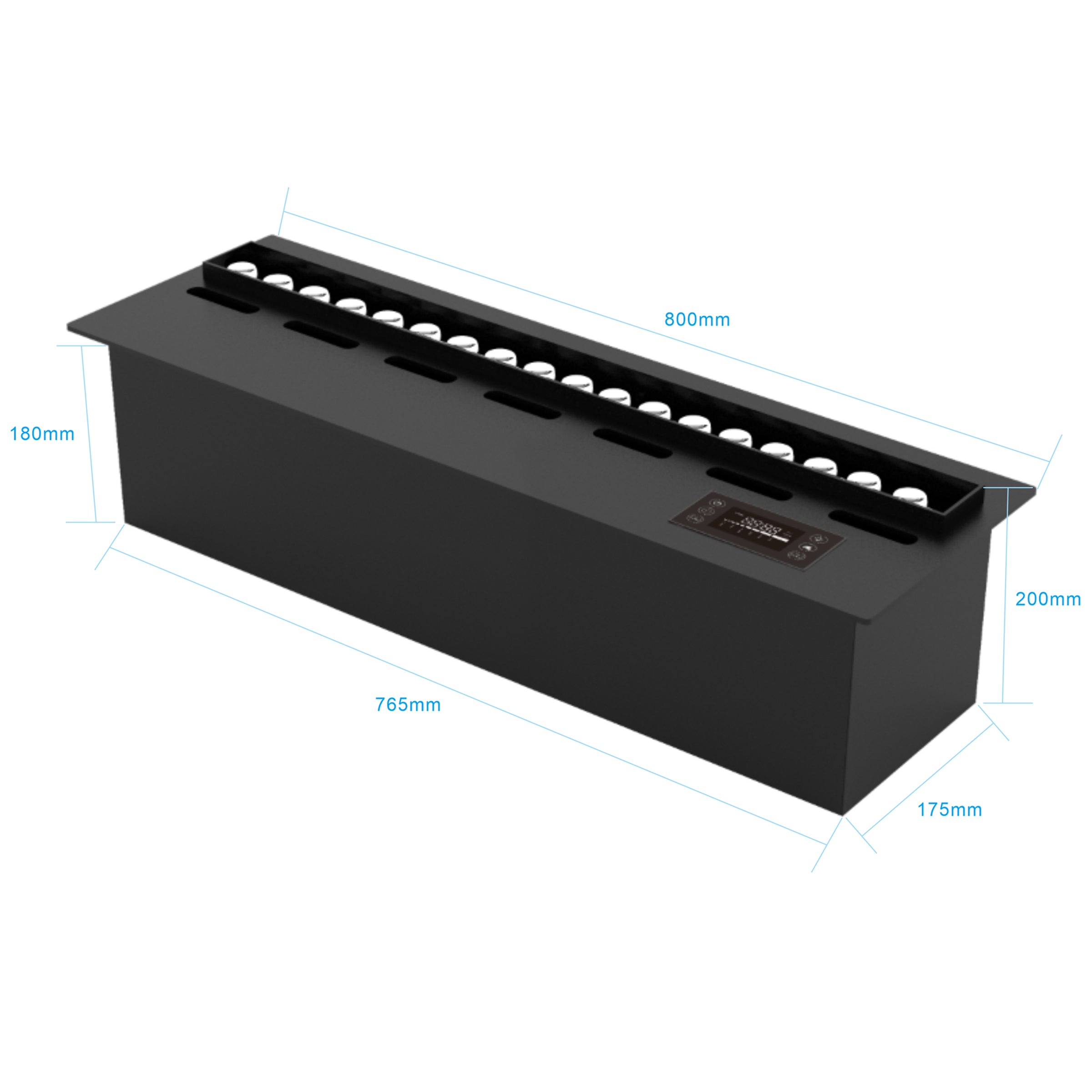 Water Vapour  Electric Fireplace 3D800 -  Electric Fireplace - ebarza Furniture UAE | Shop Modern Furniture in Abu Dhabi & Dubai - مفروشات ايبازرا في الامارات | تسوق اثاث عصري وديكورات مميزة في دبي وابوظبي