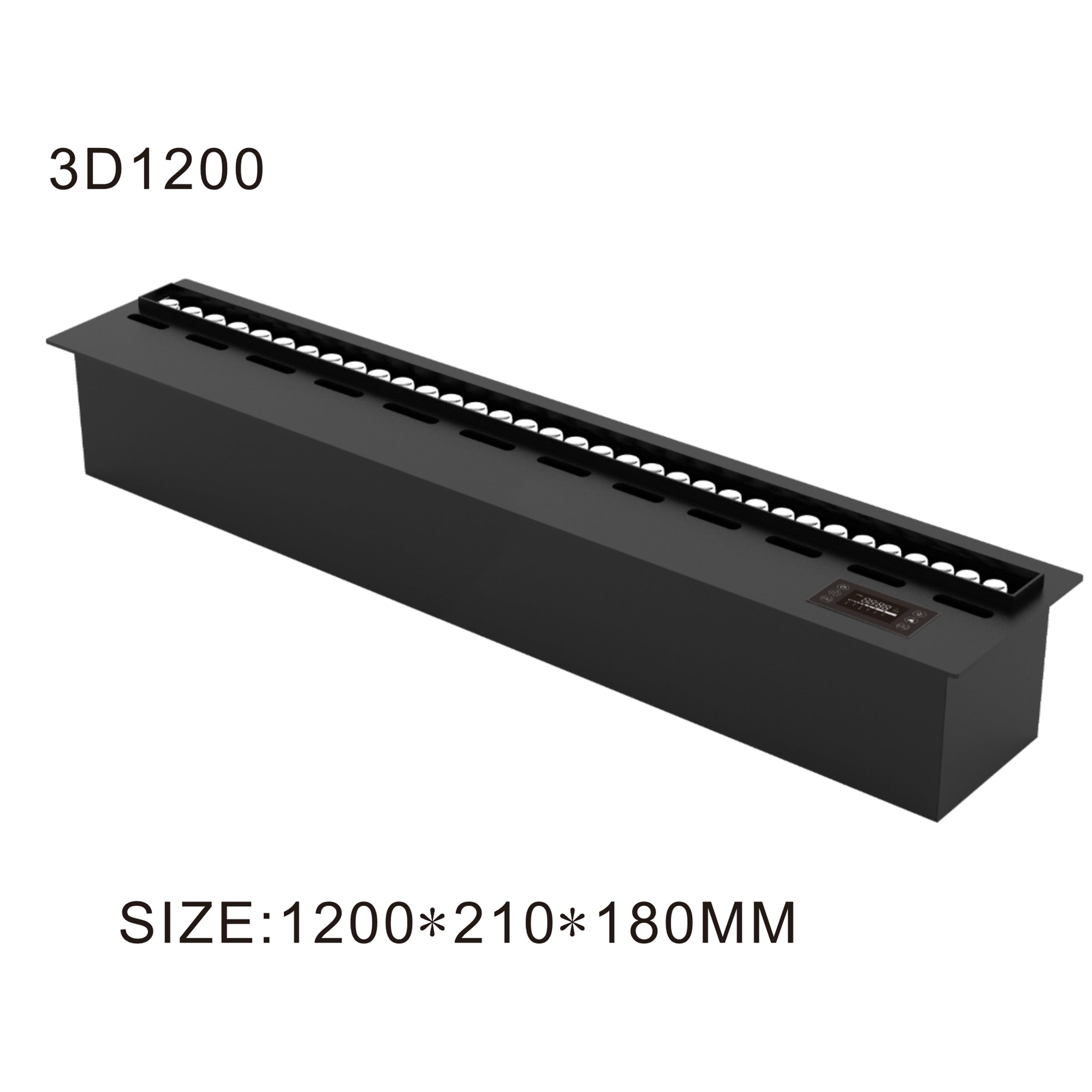 Water Vapour  Electric Fireplace 3D1200 -  Electric Fireplace - ebarza Furniture UAE | Shop Modern Furniture in Abu Dhabi & Dubai - مفروشات ايبازرا في الامارات | تسوق اثاث عصري وديكورات مميزة في دبي وابوظبي