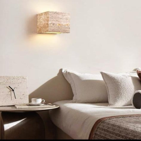 Travertine  Wall Lamp 60195 -  Wall Lamps - ebarza Furniture UAE | Shop Modern Furniture in Abu Dhabi & Dubai - مفروشات ايبازرا في الامارات | تسوق اثاث عصري وديكورات مميزة في دبي وابوظبي
