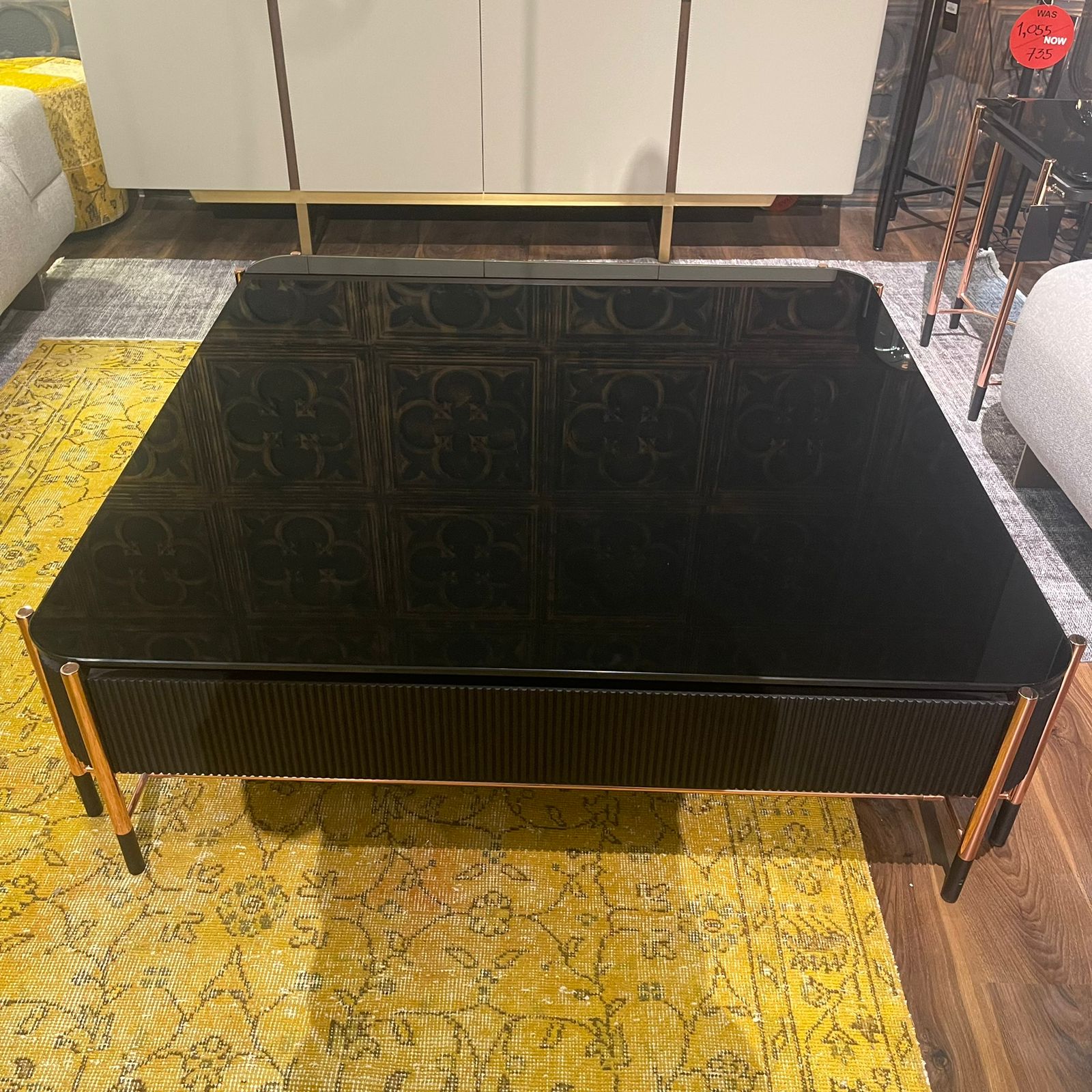 Display Item - Dali Center Table With Glass Top Dali-CenterYAS -  DISPLAY ITEM - ebarza Furniture UAE | Shop Modern Furniture in Abu Dhabi & Dubai - مفروشات ايبازرا في الامارات | تسوق اثاث عصري وديكورات مميزة في دبي وابوظبي