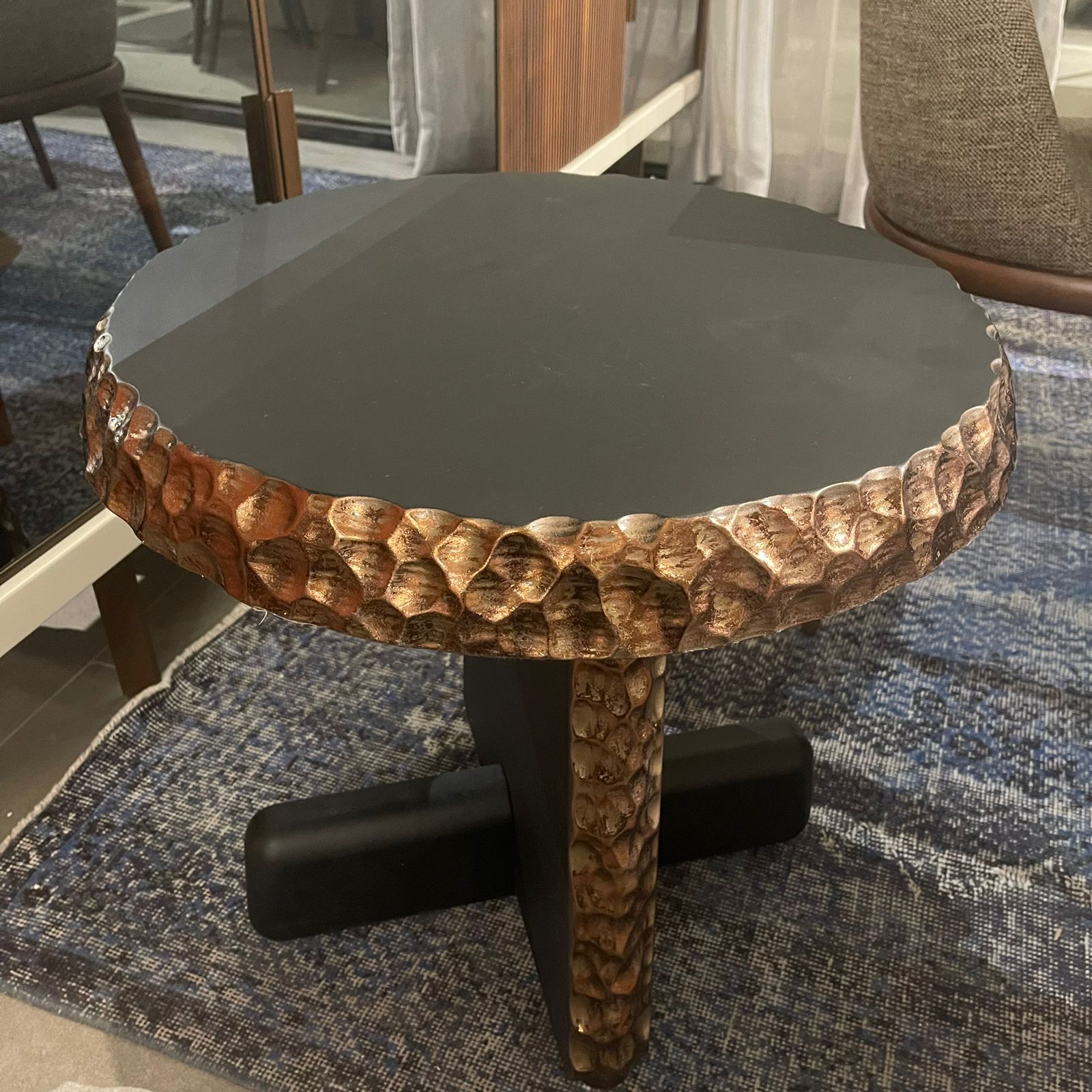 Display Item - Alfa Side Table AF-ST02-TGYAS -  DISPLAY ITEM - ebarza Furniture UAE | Shop Modern Furniture in Abu Dhabi & Dubai - مفروشات ايبازرا في الامارات | تسوق اثاث عصري وديكورات مميزة في دبي وابوظبي