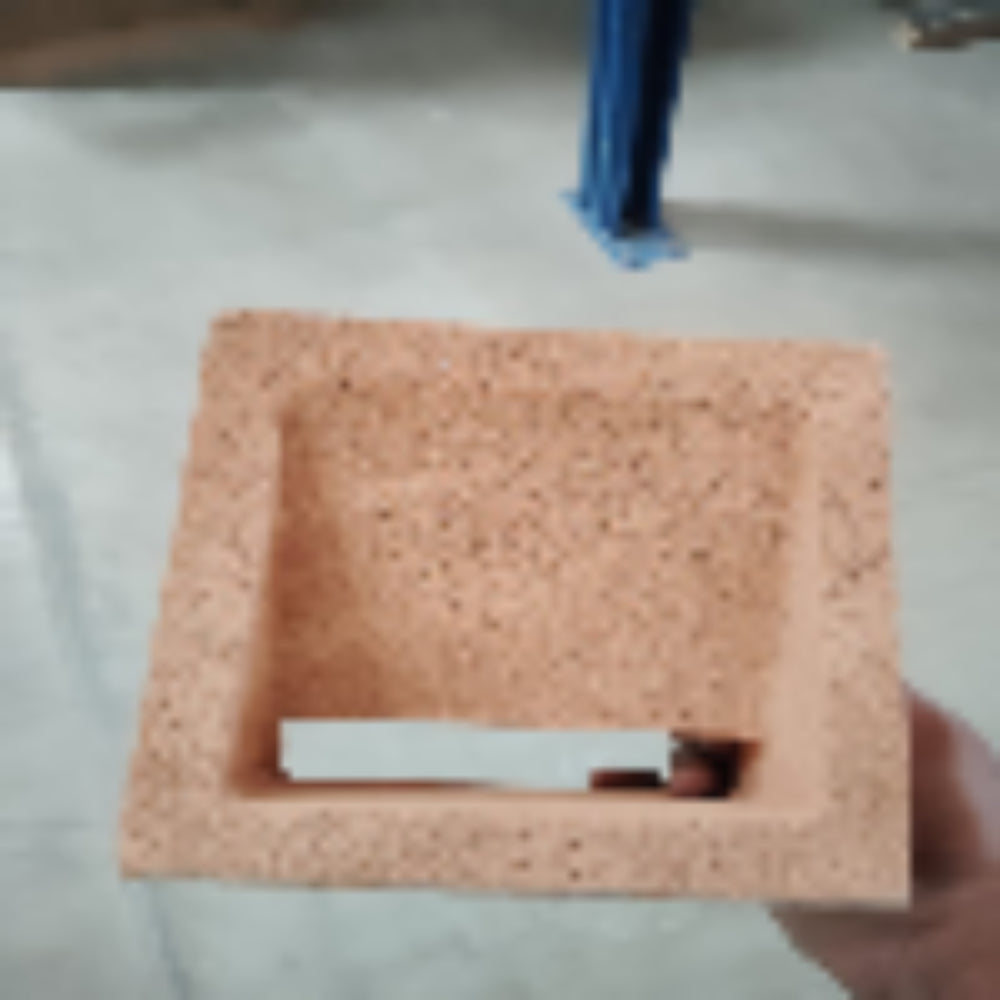Foam ceramic art hollow brick  Khaki 056B  KZX-400-8 -  Home Decor Figurines - ebarza Furniture UAE | Shop Modern Furniture in Abu Dhabi & Dubai - مفروشات ايبازرا في الامارات | تسوق اثاث عصري وديكورات مميزة في دبي وابوظبي