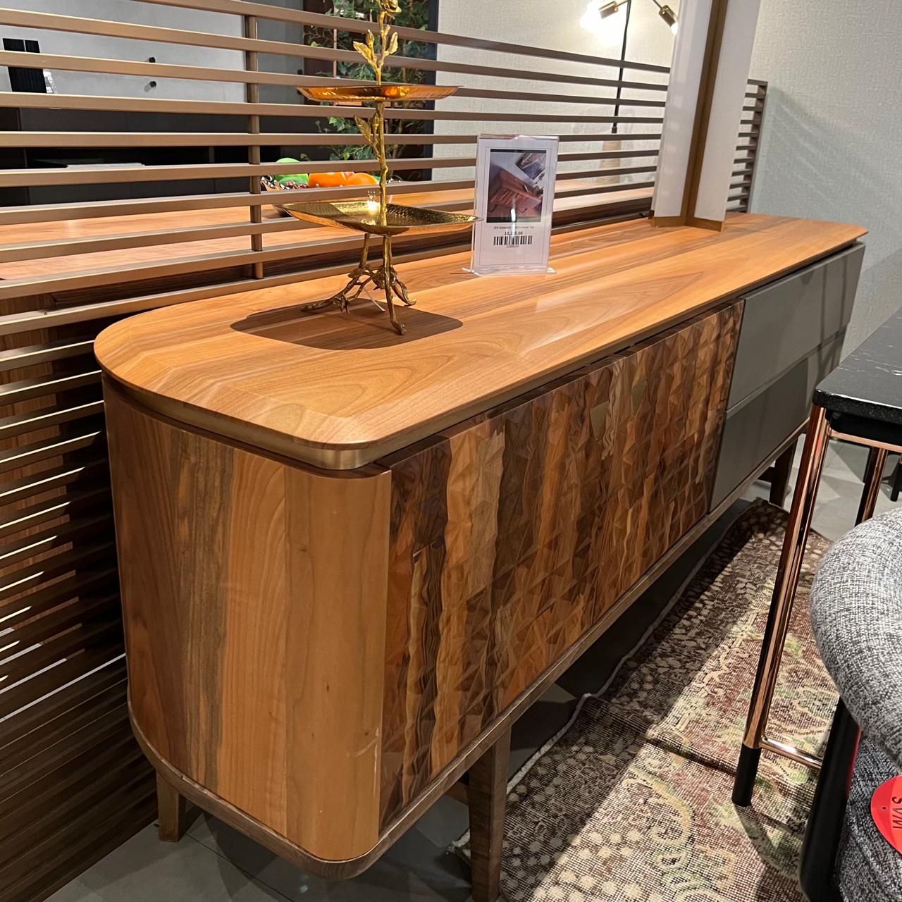 Display Item - Zen Sideboard Zen003-Veneer-Top-NAKHEEL -  DISPLAY ITEM - ebarza Furniture UAE | Shop Modern Furniture in Abu Dhabi & Dubai - مفروشات ايبازرا في الامارات | تسوق اثاث عصري وديكورات مميزة في دبي وابوظبي