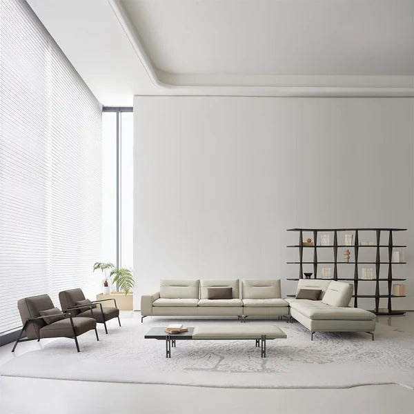 Nexus Corner 7  Seater Sofa - AMF-S180-3S -  Sofa - ebarza Furniture UAE | Shop Modern Furniture in Abu Dhabi & Dubai - مفروشات ايبازرا في الامارات | تسوق اثاث عصري وديكورات مميزة في دبي وابوظبي