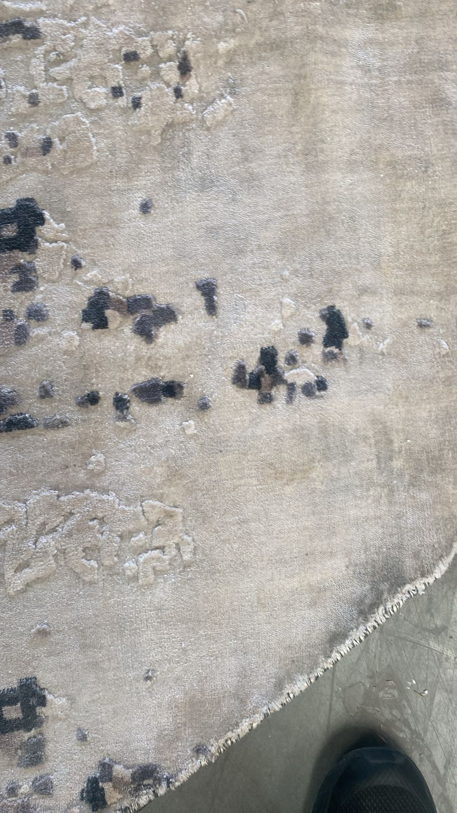 As is - D250 Cm Handmade Wool Rug Jh-20733 Round -  Rugs - ebarza Furniture UAE | Shop Modern Furniture in Abu Dhabi & Dubai - مفروشات ايبازرا في الامارات | تسوق اثاث عصري وديكورات مميزة في دبي وابوظبي