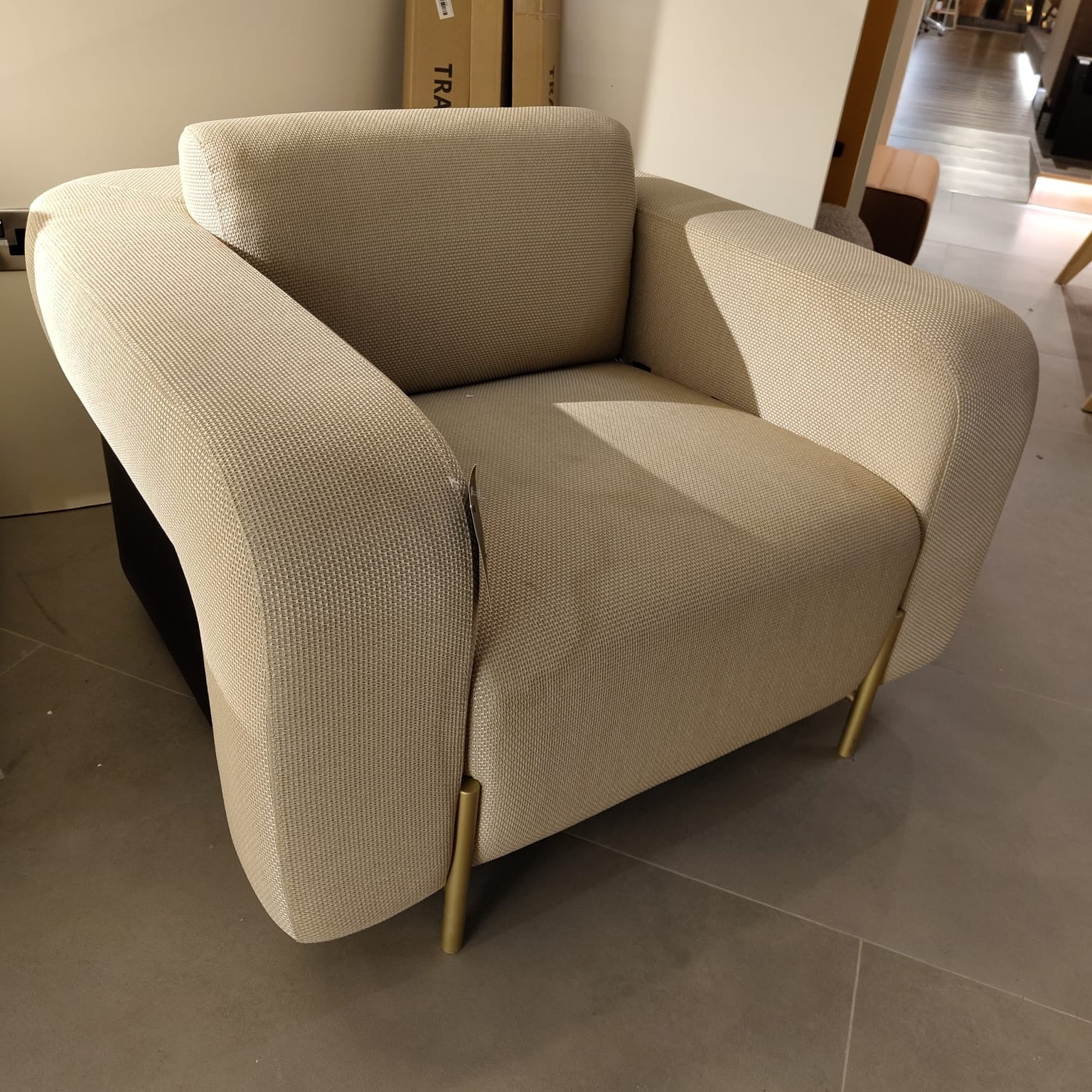 Display Item  - Vega Armchair BERVEG001YAS -  DISPLAY ITEM - ebarza Furniture UAE | Shop Modern Furniture in Abu Dhabi & Dubai - مفروشات ايبازرا في الامارات | تسوق اثاث عصري وديكورات مميزة في دبي وابوظبي