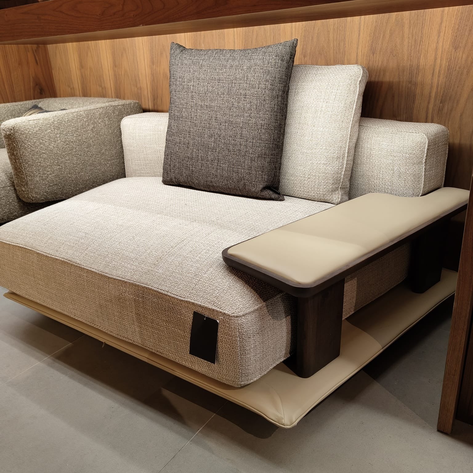 Display Item - Odeon C Module With Right Arm 160cm for Odeon Sofa OD-C-M001YAS -  DISPLAY ITEM - ebarza Furniture UAE | Shop Modern Furniture in Abu Dhabi & Dubai - مفروشات ايبازرا في الامارات | تسوق اثاث عصري وديكورات مميزة في دبي وابوظبي