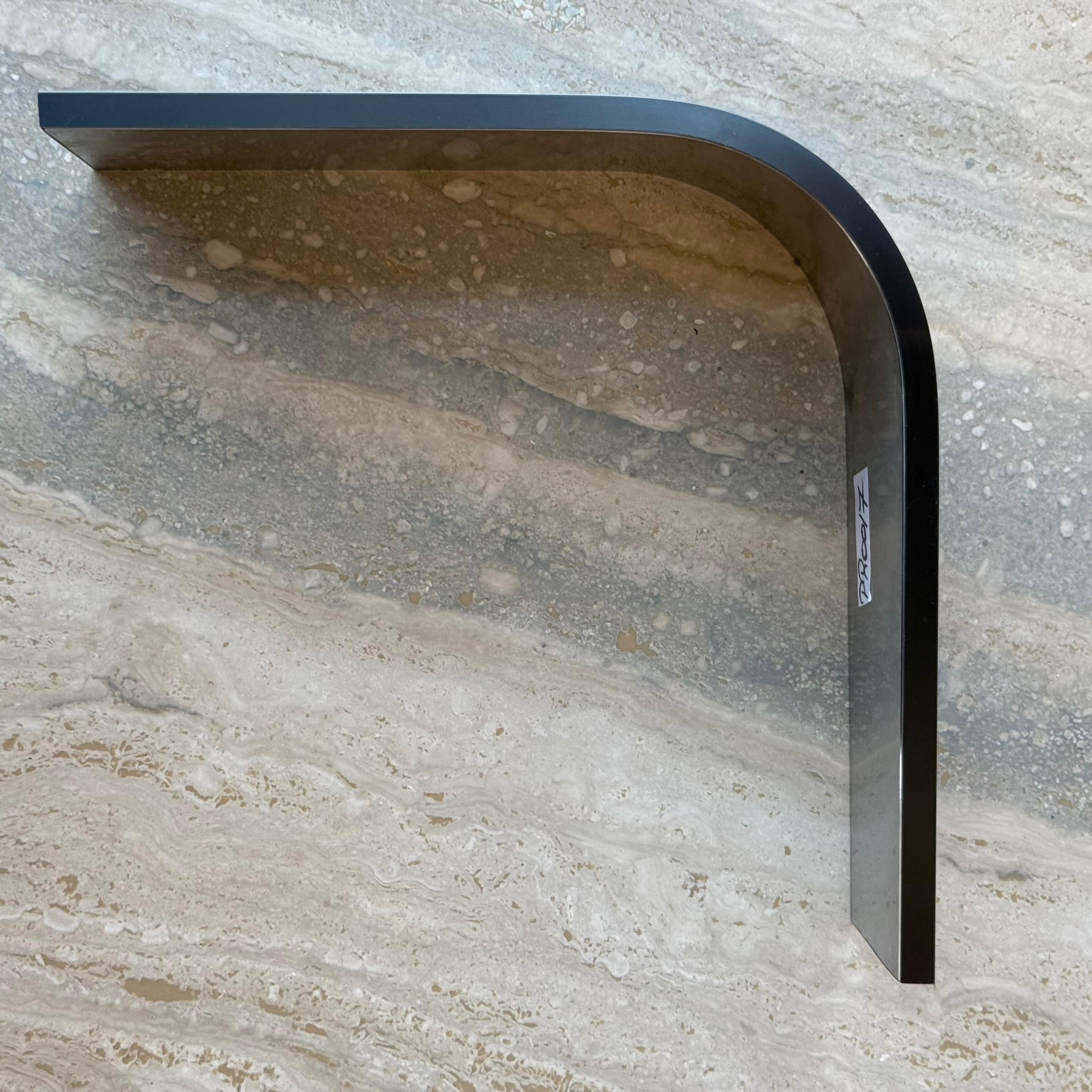 R100 (10cm) External Corner Skirting Accessories - Black - PR0017 -  wall-panels-profiles - ebarza Furniture UAE | Shop Modern Furniture in Abu Dhabi & Dubai - مفروشات ايبازرا في الامارات | تسوق اثاث عصري وديكورات مميزة في دبي وابوظبي