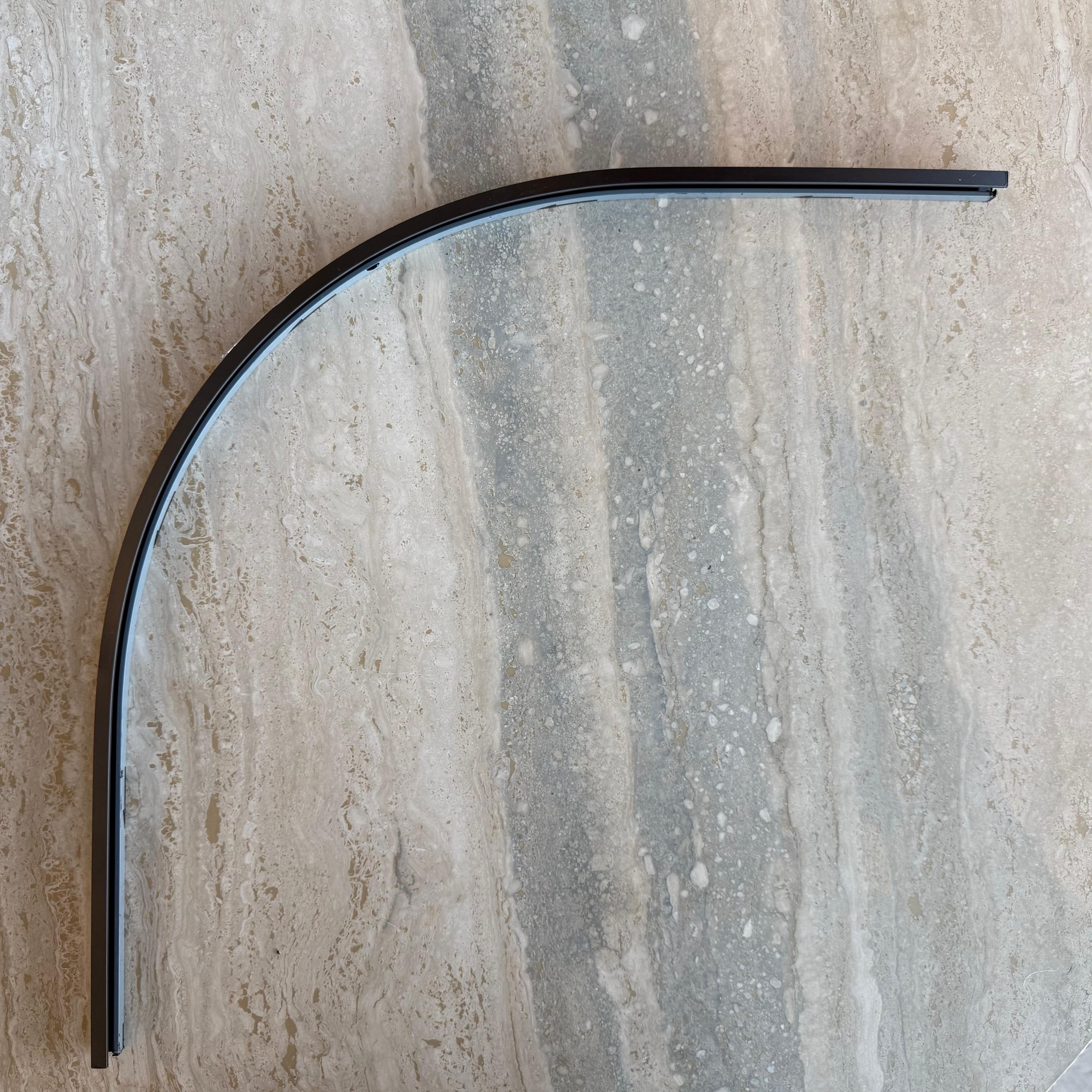 R300 (2.5cm) Curved Internal Right Corner Accessories - Black - PR0005 -  wall-panels-profiles - ebarza Furniture UAE | Shop Modern Furniture in Abu Dhabi & Dubai - مفروشات ايبازرا في الامارات | تسوق اثاث عصري وديكورات مميزة في دبي وابوظبي