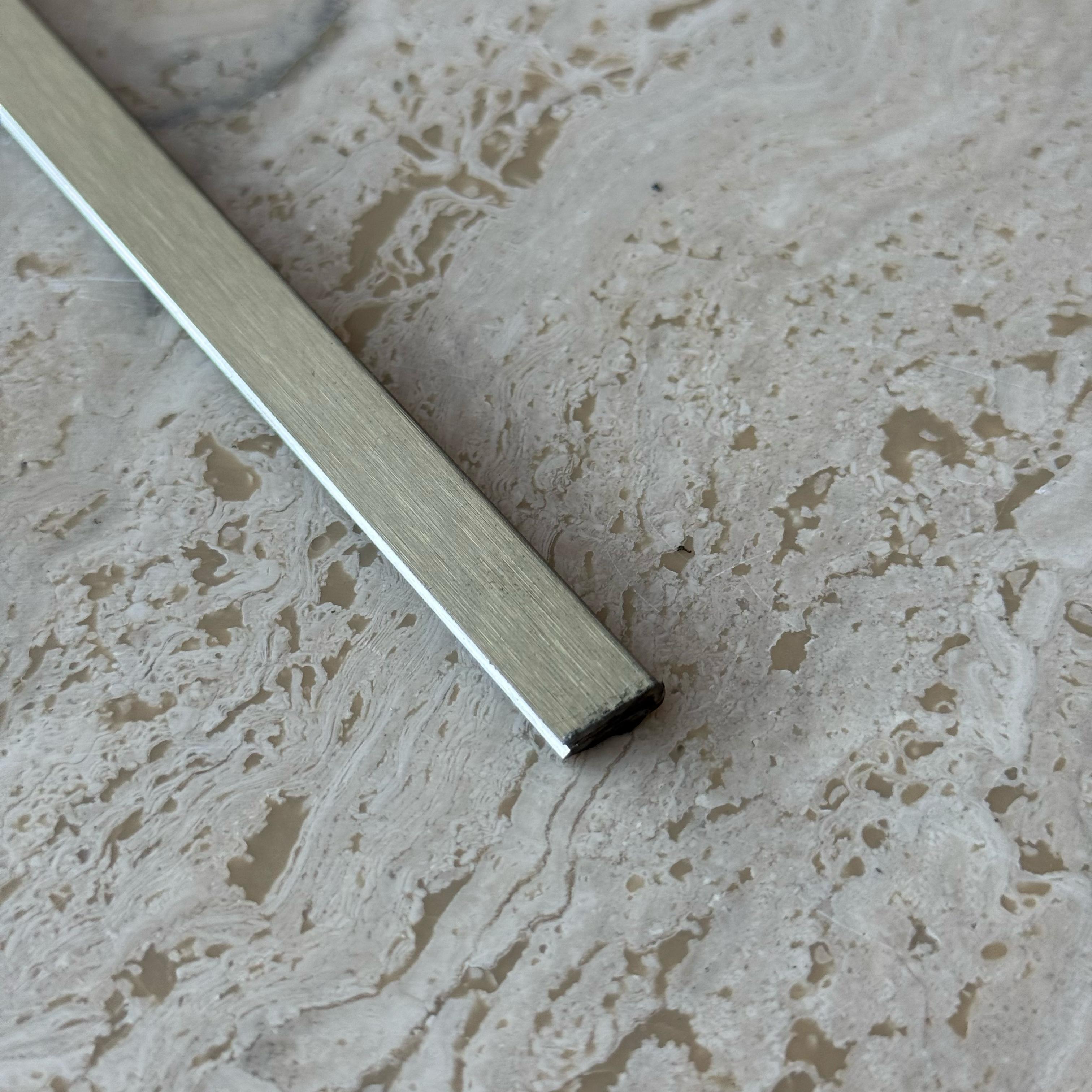 0.8mm Thickness (1cm) Stainless Steel U-Shape Profile - Gold - PR0057 -  wall-panels-profiles - ebarza Furniture UAE | Shop Modern Furniture in Abu Dhabi & Dubai - مفروشات ايبازرا في الامارات | تسوق اثاث عصري وديكورات مميزة في دبي وابوظبي