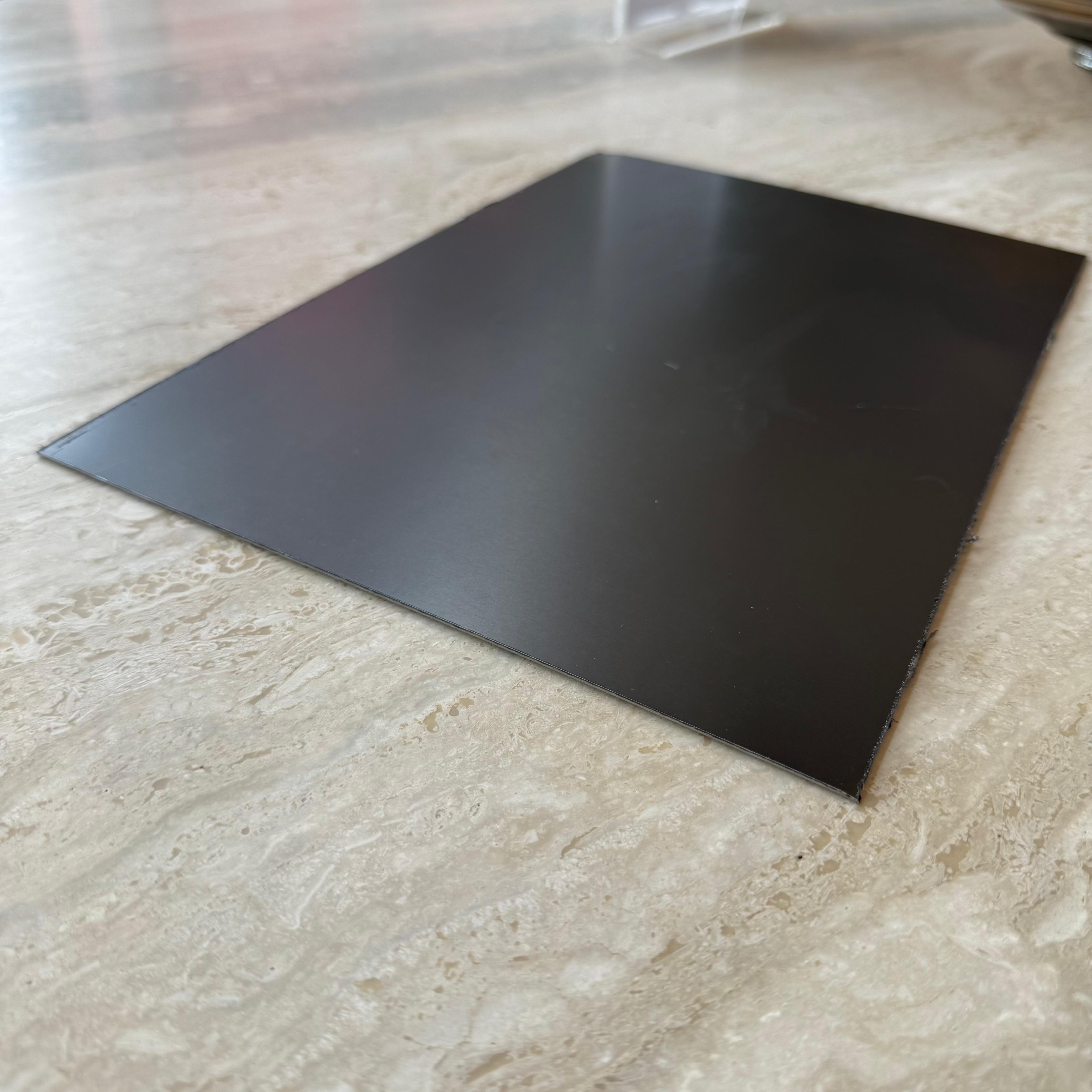 1mm Thickness (30cm) Stainless Steel Profile - Black - PR0009 -  wall-panels-profiles - ebarza Furniture UAE | Shop Modern Furniture in Abu Dhabi & Dubai - مفروشات ايبازرا في الامارات | تسوق اثاث عصري وديكورات مميزة في دبي وابوظبي