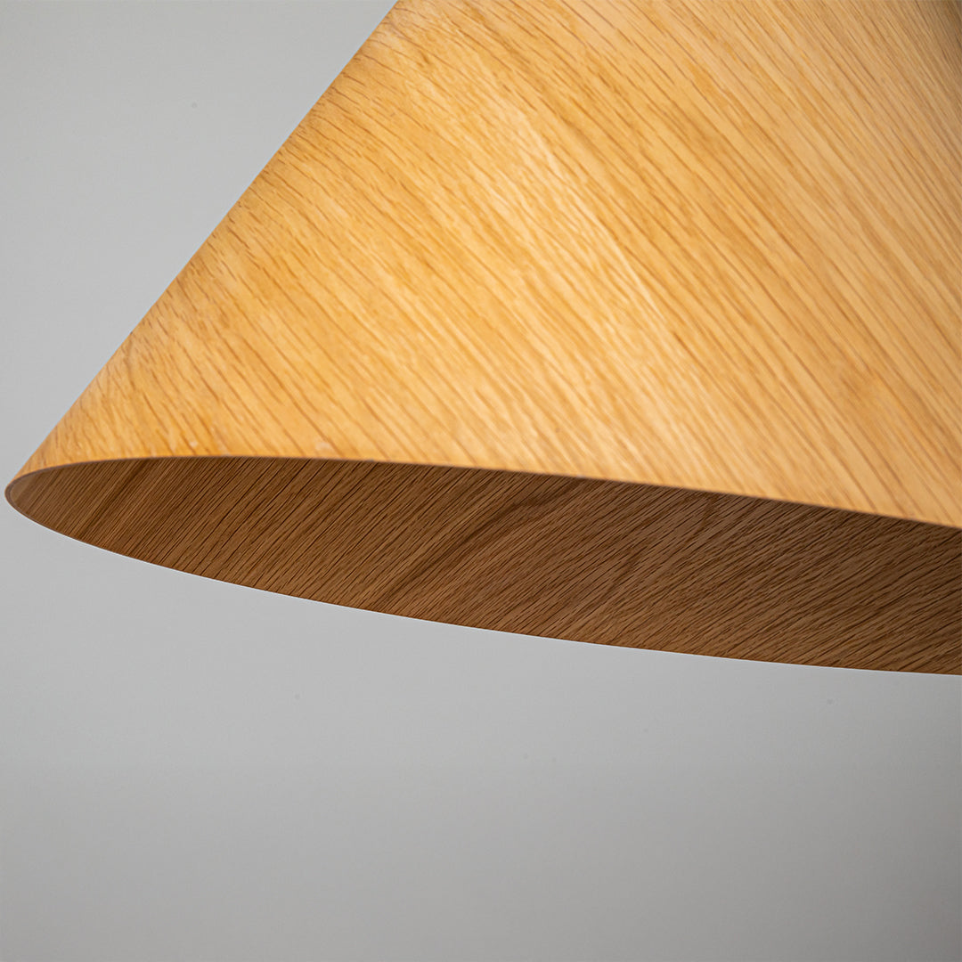Wood Wave Pendant Lamp - Natural Wood Color MYCP-DLB-XL -  Pendant Lamps - ebarza Furniture UAE | Shop Modern Furniture in Abu Dhabi & Dubai - مفروشات ايبازرا في الامارات | تسوق اثاث عصري وديكورات مميزة في دبي وابوظبي