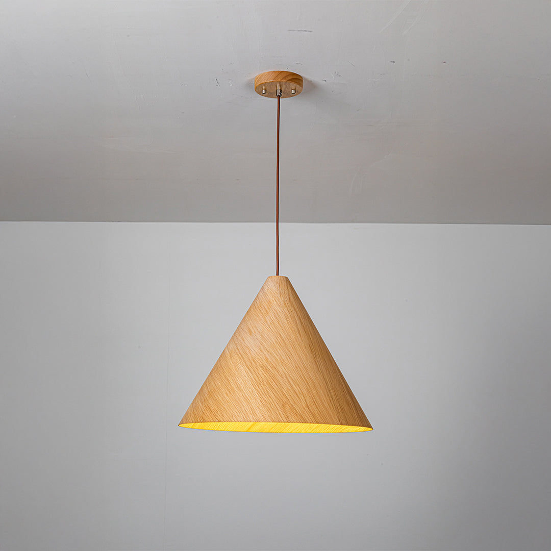 Wood Wave Pendant Lamp - Natural Wood Color MYCP-DLB-XL -  Pendant Lamps - ebarza Furniture UAE | Shop Modern Furniture in Abu Dhabi & Dubai - مفروشات ايبازرا في الامارات | تسوق اثاث عصري وديكورات مميزة في دبي وابوظبي