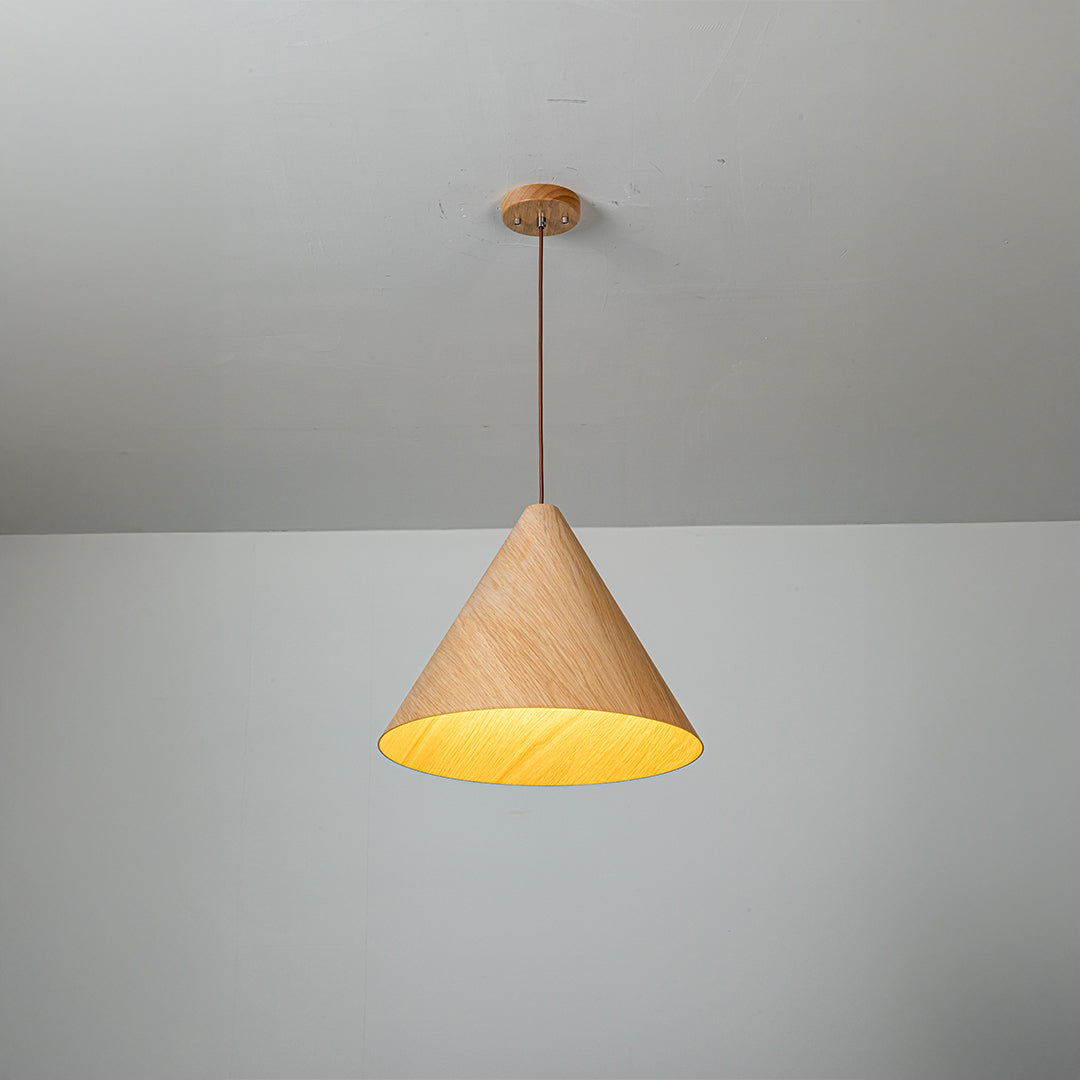 Wood Wave Pendant Lamp - Natural Wood Color MYCP-DLB-XL -  Pendant Lamps - ebarza Furniture UAE | Shop Modern Furniture in Abu Dhabi & Dubai - مفروشات ايبازرا في الامارات | تسوق اثاث عصري وديكورات مميزة في دبي وابوظبي