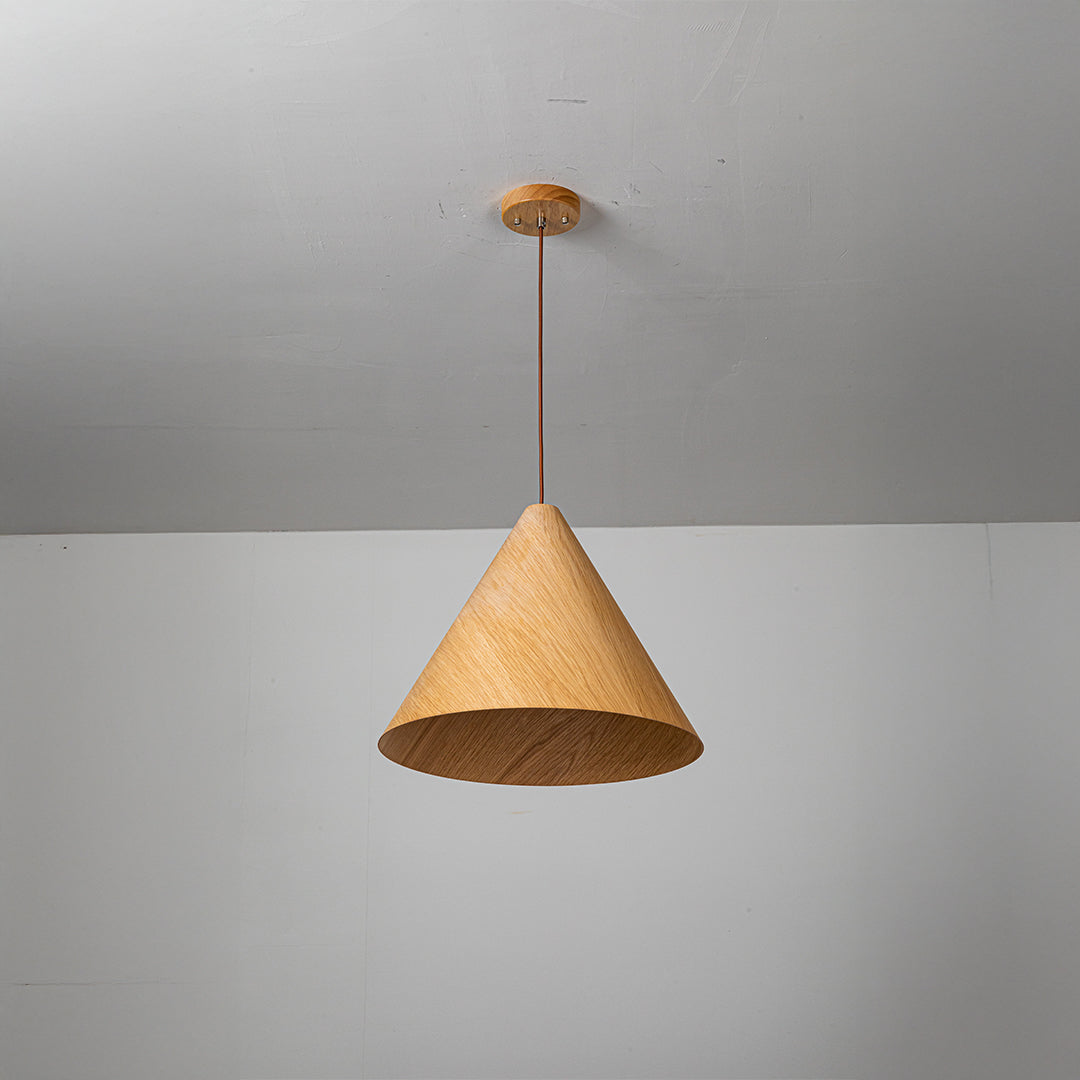 Wood Wave Pendant Lamp - Natural Wood Color MYCP-DLB-XL -  Pendant Lamps - ebarza Furniture UAE | Shop Modern Furniture in Abu Dhabi & Dubai - مفروشات ايبازرا في الامارات | تسوق اثاث عصري وديكورات مميزة في دبي وابوظبي