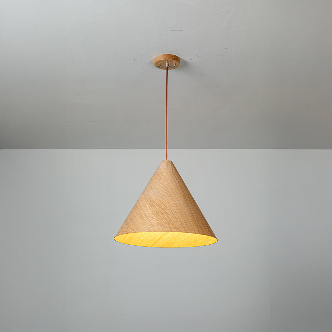 Wood Wave Pendant Lamp - Natural Wood Color MYCP-DLB-XL -  Pendant Lamps - ebarza Furniture UAE | Shop Modern Furniture in Abu Dhabi & Dubai - مفروشات ايبازرا في الامارات | تسوق اثاث عصري وديكورات مميزة في دبي وابوظبي