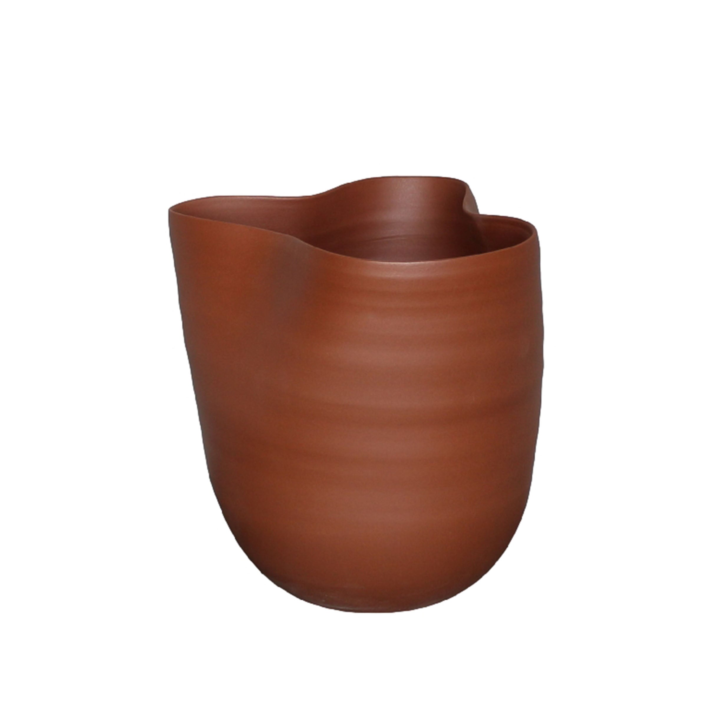 Scandi Symphony Sleek Brown Vase Y20641 -  Vases - ebarza Furniture UAE | Shop Modern Furniture in Abu Dhabi & Dubai - مفروشات ايبازرا في الامارات | تسوق اثاث عصري وديكورات مميزة في دبي وابوظبي