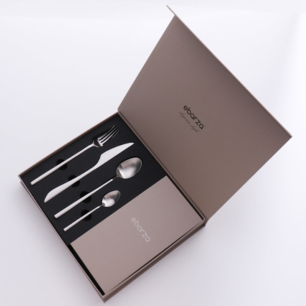 24 Pieces Viva Cutlery Set 9002 -  Cutlery Sets - ebarza Furniture UAE | Shop Modern Furniture in Abu Dhabi & Dubai - مفروشات ايبازرا في الامارات | تسوق اثاث عصري وديكورات مميزة في دبي وابوظبي