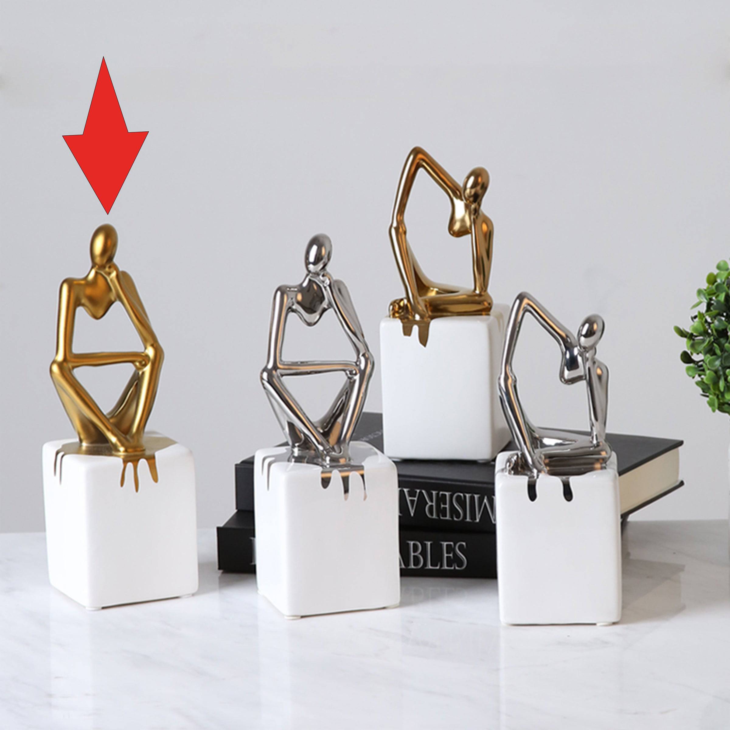 Abstract Patient  Man Ornament Fa-D1824B -  Home Decor Figurines - ebarza Furniture UAE | Shop Modern Furniture in Abu Dhabi & Dubai - مفروشات ايبازرا في الامارات | تسوق اثاث عصري وديكورات مميزة في دبي وابوظبي