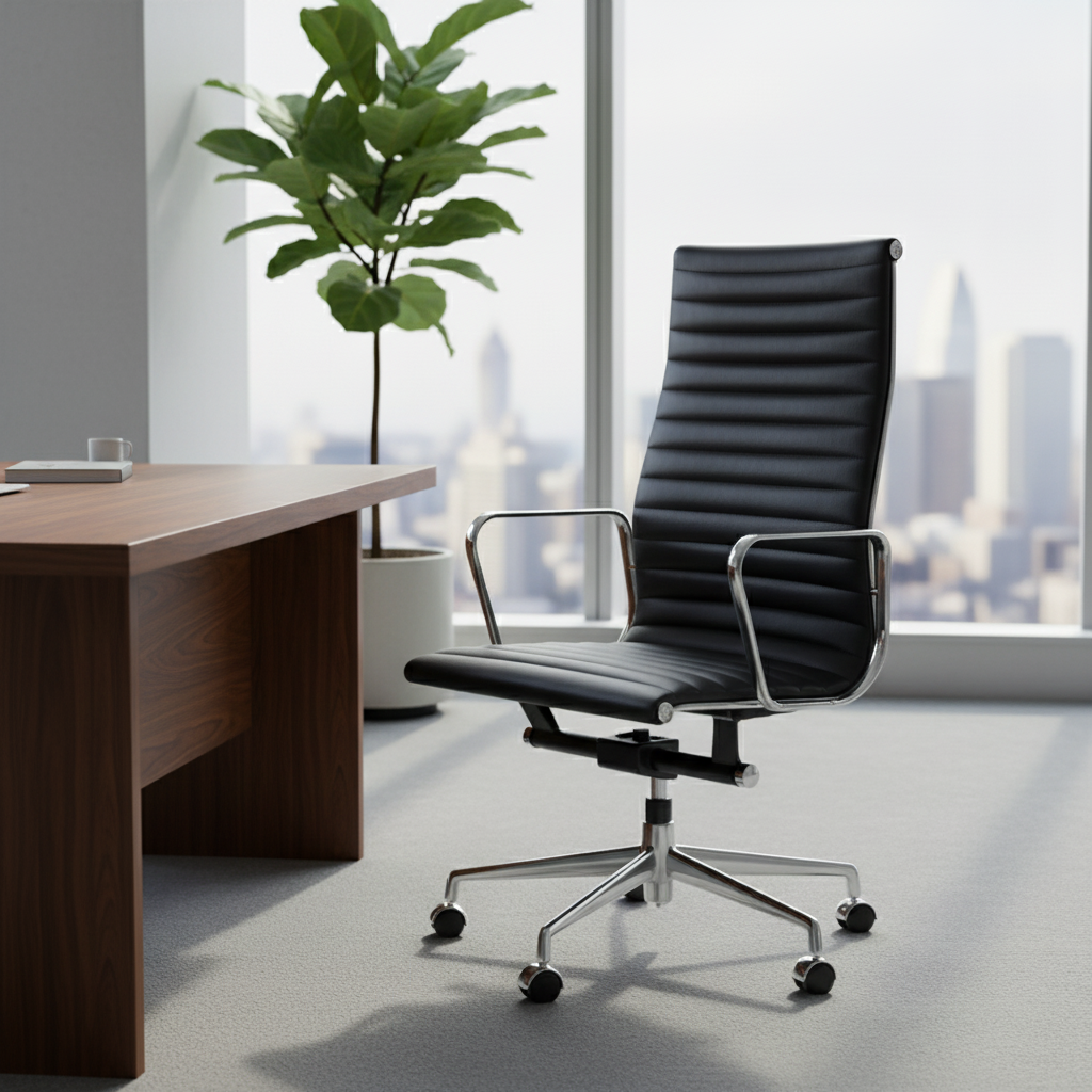 Classic Office Chair Genuine Leather Bp9606