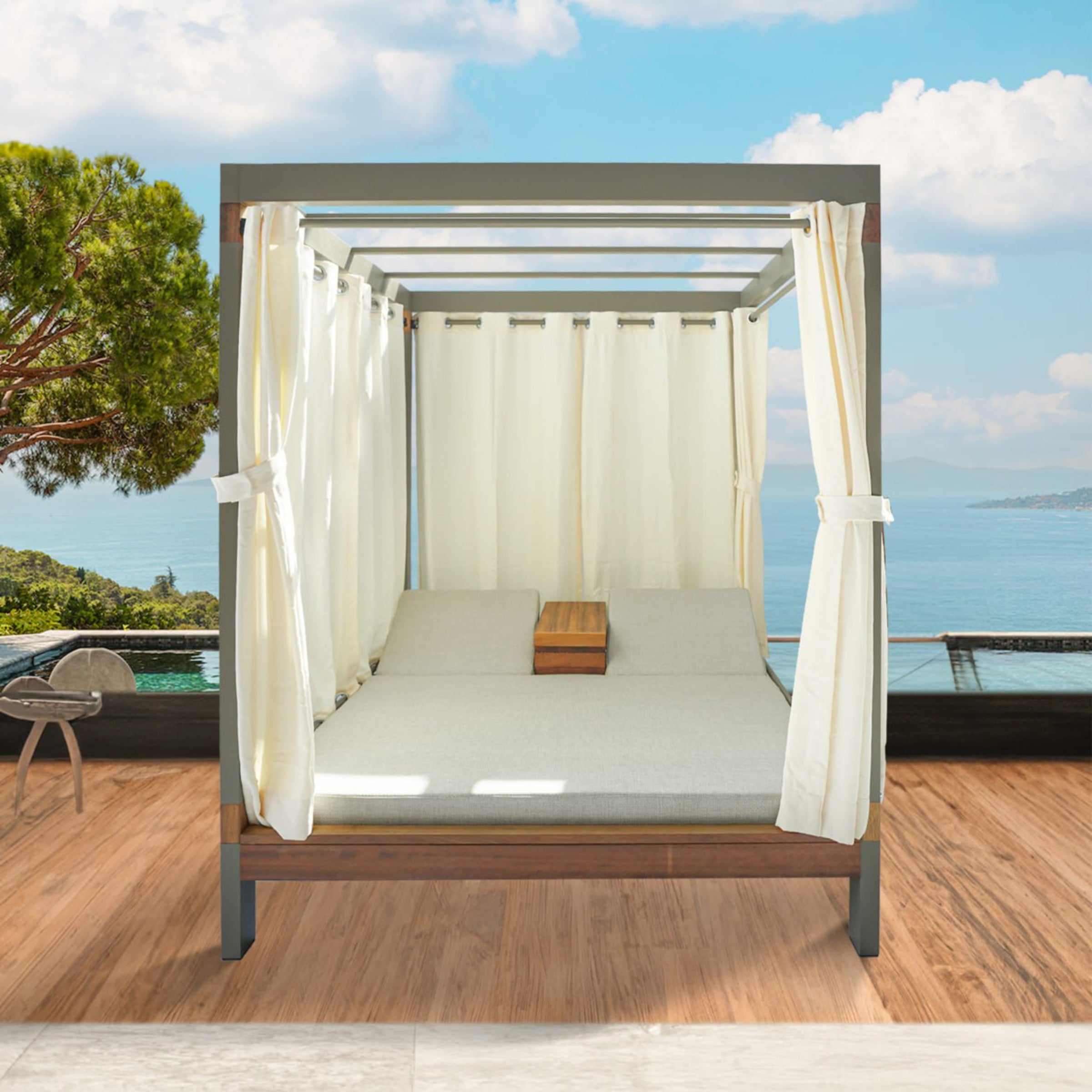 ALCHERA GAZEBO ALBG-RAL7006 -  Sunloungers - ebarza Furniture UAE | Shop Modern Furniture in Abu Dhabi & Dubai - مفروشات ايبازرا في الامارات | تسوق اثاث عصري وديكورات مميزة في دبي وابوظبي