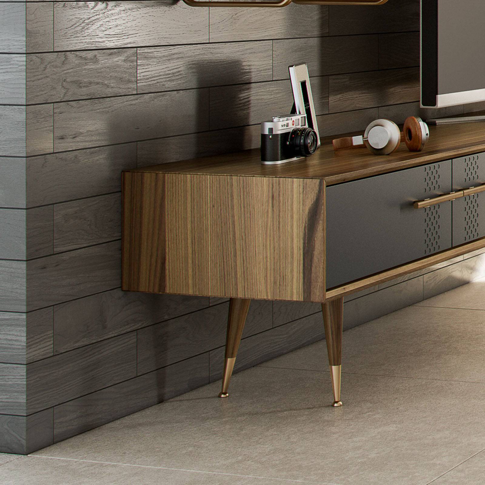 Alvin Tv Unit  Alvin008 -  TV Units - ebarza Furniture UAE | Shop Modern Furniture in Abu Dhabi & Dubai - مفروشات ايبازرا في الامارات | تسوق اثاث عصري وديكورات مميزة في دبي وابوظبي