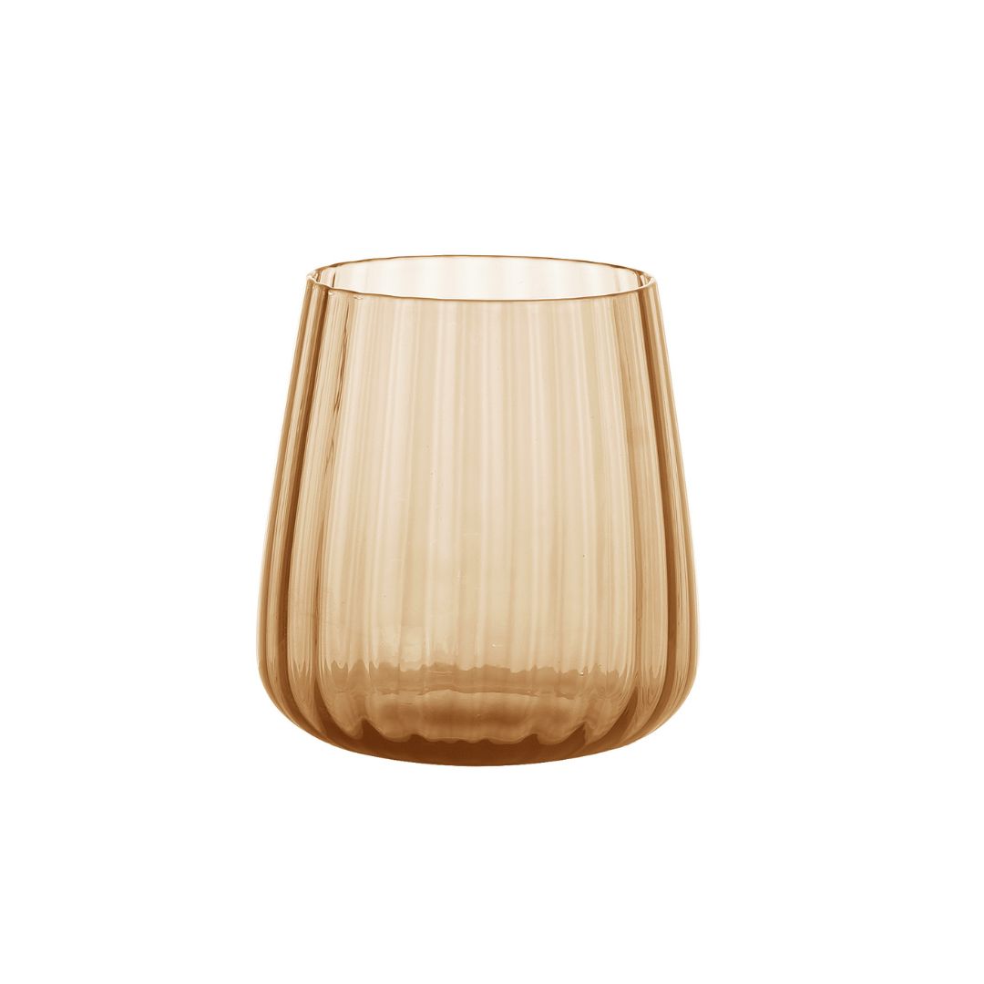 Amber Drinking Glass 370ml 23F040E2 -  Drinkware - ebarza Furniture UAE | Shop Modern Furniture in Abu Dhabi & Dubai - مفروشات ايبازرا في الامارات | تسوق اثاث عصري وديكورات مميزة في دبي وابوظبي