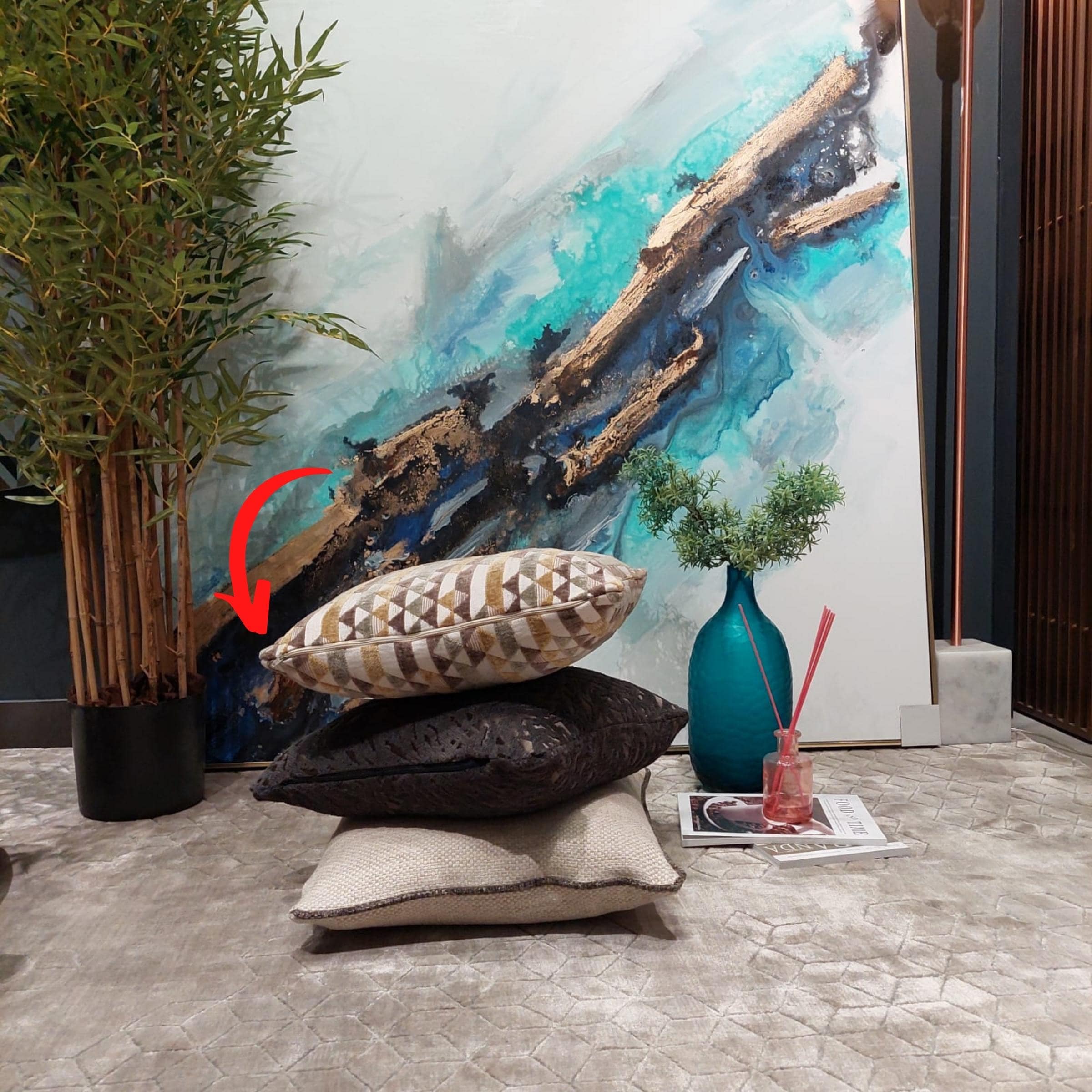 Amoret Cushion Cover 45X45 Cm Amoret-98 -  Cushions - ebarza Furniture UAE | Shop Modern Furniture in Abu Dhabi & Dubai - مفروشات ايبازرا في الامارات | تسوق اثاث عصري وديكورات مميزة في دبي وابوظبي