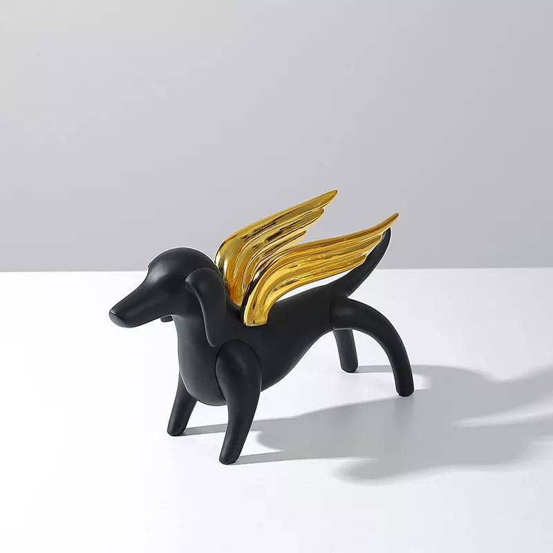 Angel Dog White Fc-Sz22032A -  Home Decor Figurines - ebarza Furniture UAE | Shop Modern Furniture in Abu Dhabi & Dubai - مفروشات ايبازرا في الامارات | تسوق اثاث عصري وديكورات مميزة في دبي وابوظبي