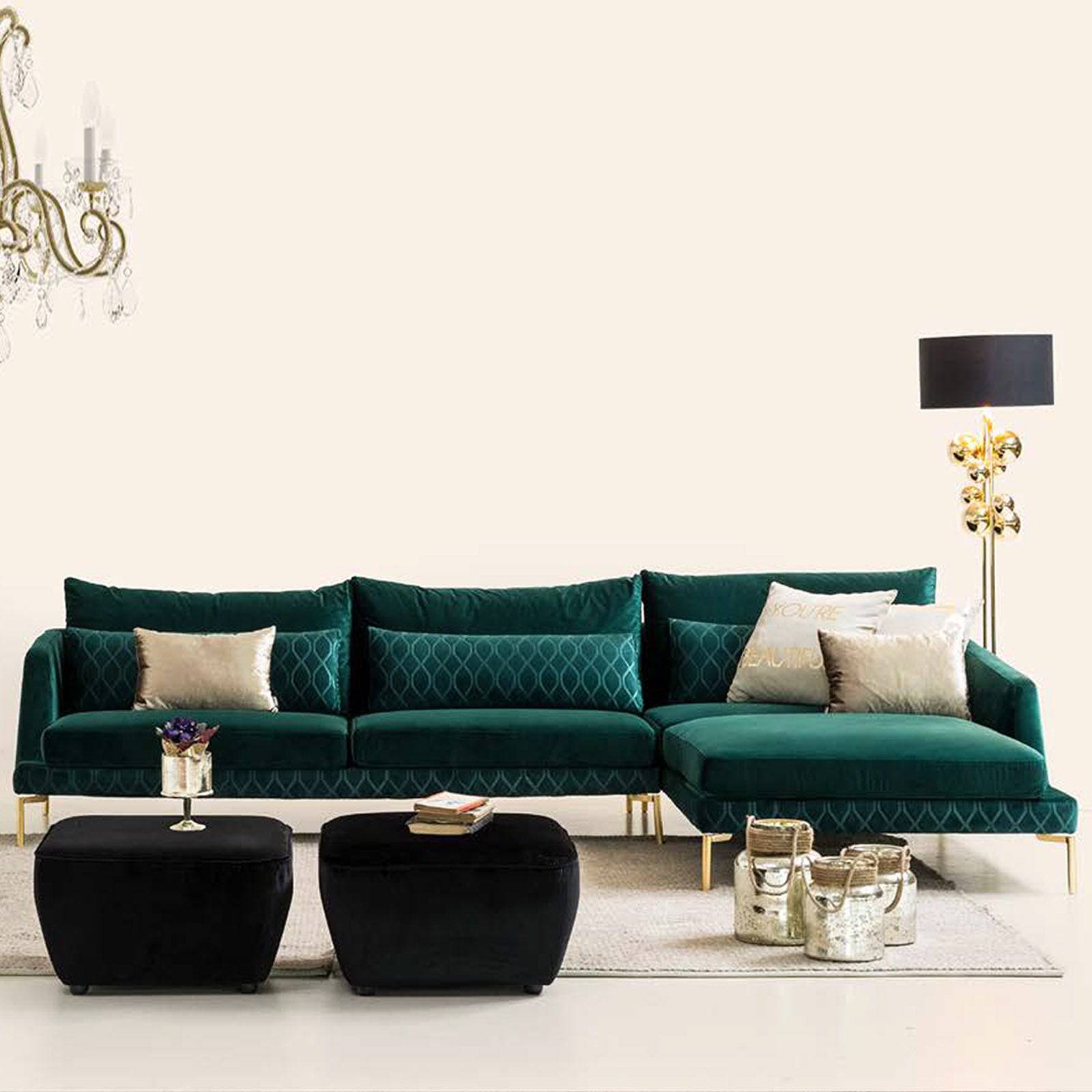 Anzio Corner  Sofa Set Anzeo50 Captown 18 -  Sofas - ebarza Furniture UAE | Shop Modern Furniture in Abu Dhabi & Dubai - مفروشات ايبازرا في الامارات | تسوق اثاث عصري وديكورات مميزة في دبي وابوظبي