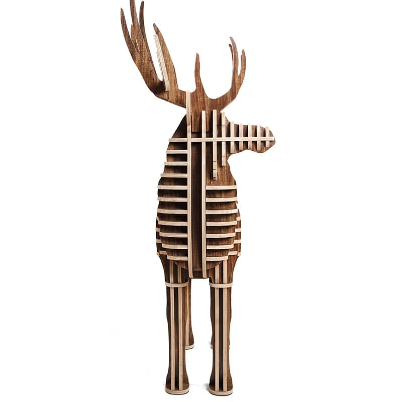 Display Item - Art Home Deer Decoration Shelving Wood Crafts Tp001Mw Nakheel -  DISPLAY ITEM - ebarza Furniture UAE | Shop Modern Furniture in Abu Dhabi & Dubai - مفروشات ايبازرا في الامارات | تسوق اثاث عصري وديكورات مميزة في دبي وابوظبي
