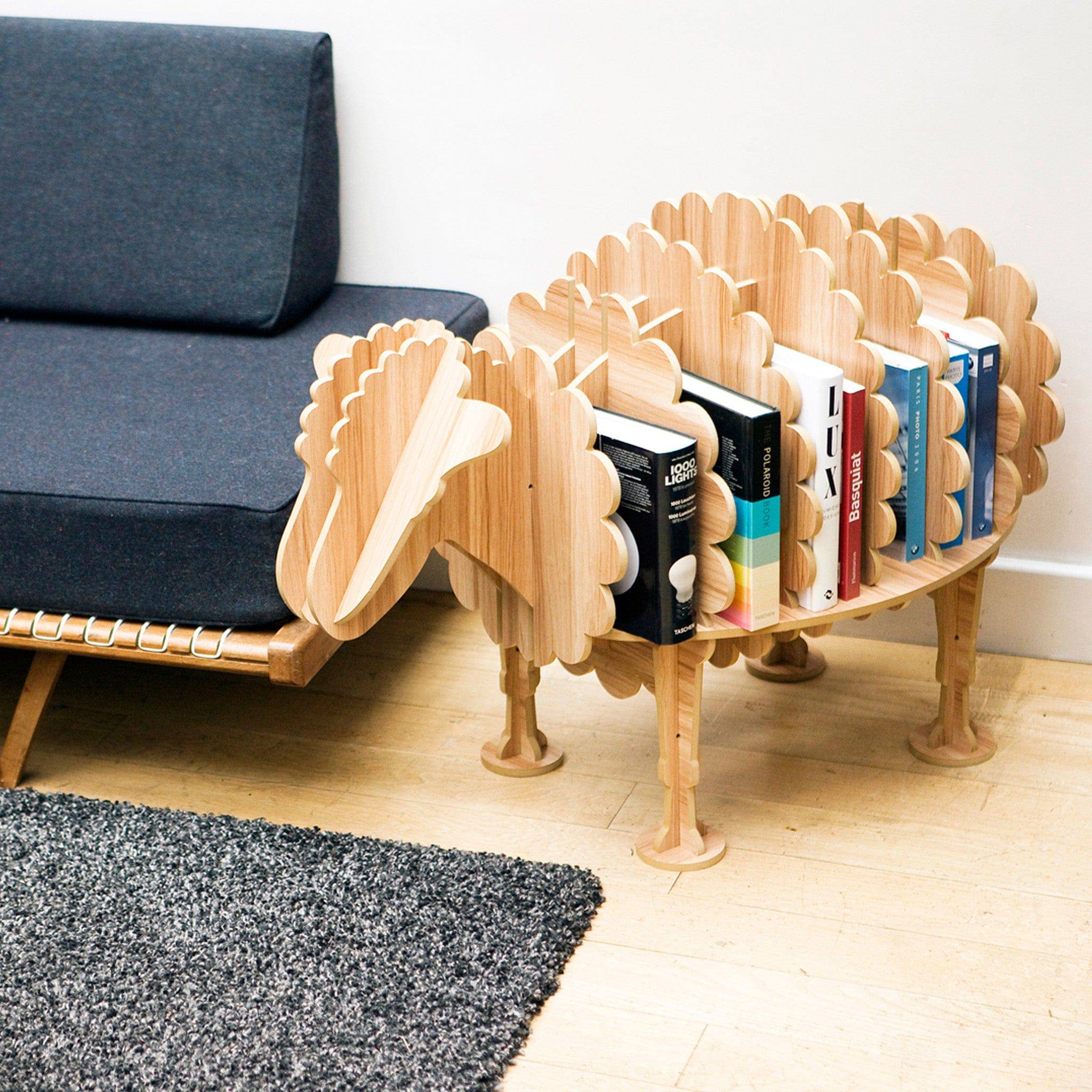 Art Home Sheep Decoration Shelving Wood Crafts Tp015Mn -  Shelves - ebarza Furniture UAE | Shop Modern Furniture in Abu Dhabi & Dubai - مفروشات ايبازرا في الامارات | تسوق اثاث عصري وديكورات مميزة في دبي وابوظبي