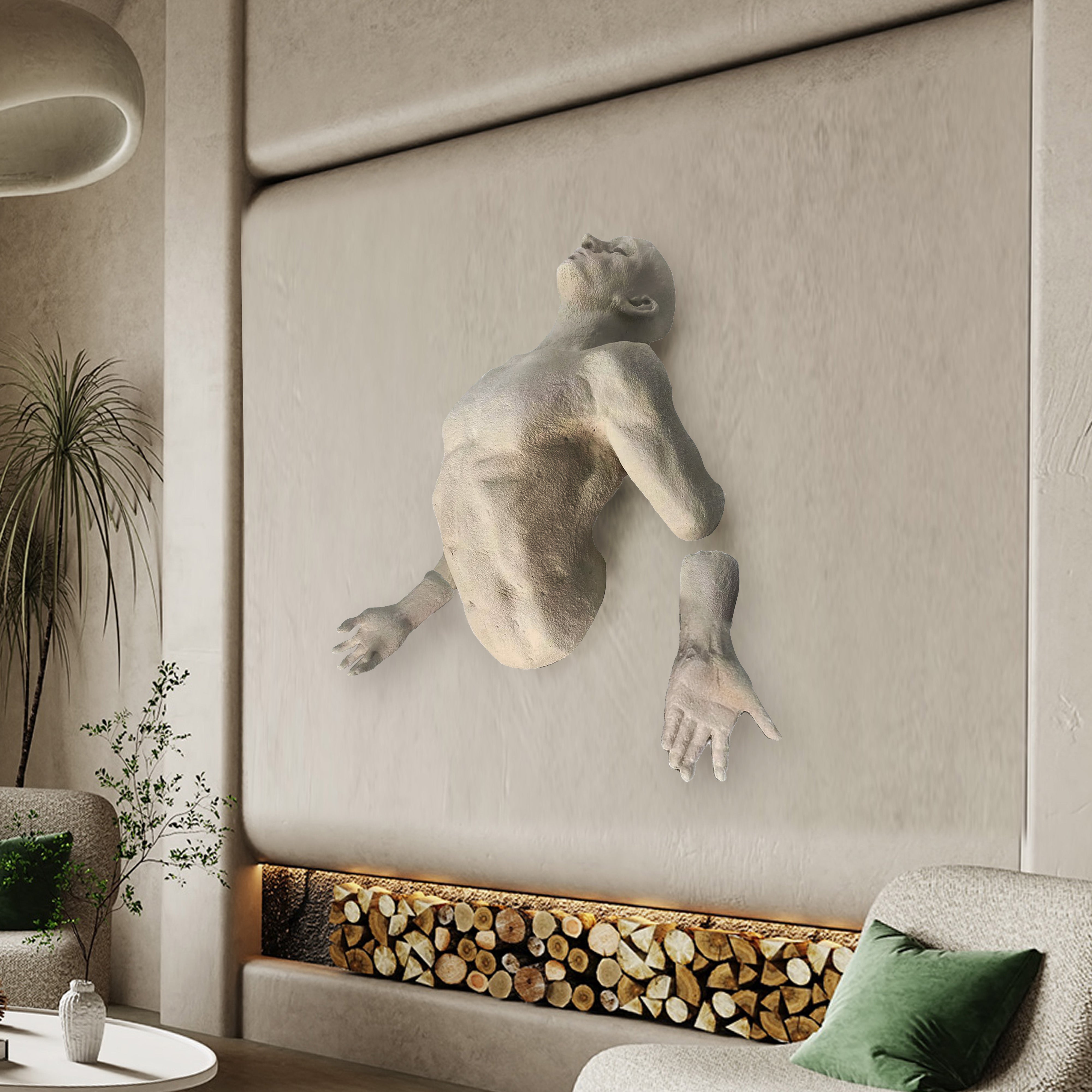 Pre-order 75 Days Delivery Sand Man Wall Art  HTD-IW1403105 -  Artwork - ebarza Furniture UAE | Shop Modern Furniture in Abu Dhabi & Dubai - مفروشات ايبازرا في الامارات | تسوق اثاث عصري وديكورات مميزة في دبي وابوظبي