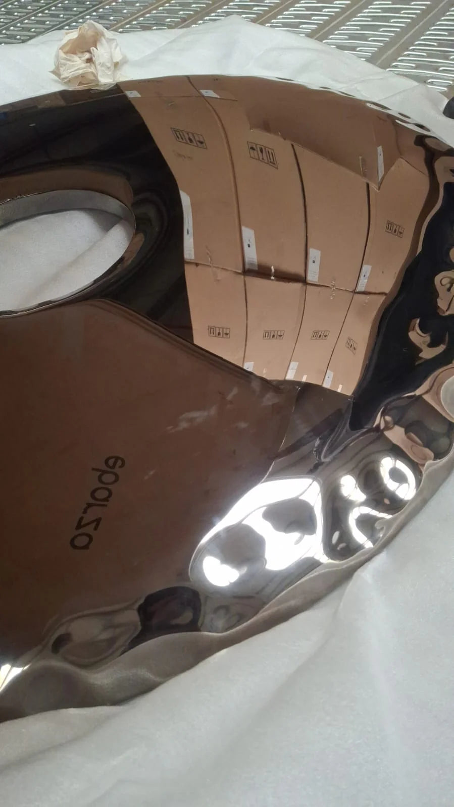 AS IS - Hand Crafted Specular Color Stainless Steel Artwork BJ-NEWSTYLE-2/20240040 -  DISPLAY ITEM - ebarza Furniture UAE | Shop Modern Furniture in Abu Dhabi & Dubai - مفروشات ايبازرا في الامارات | تسوق اثاث عصري وديكورات مميزة في دبي وابوظبي