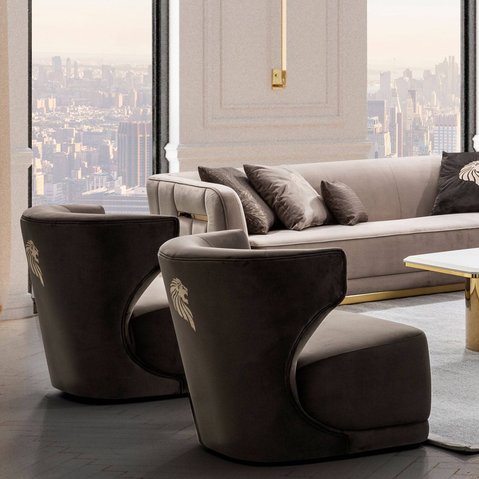 As Is Phantom Yakup Lounge Chair Sofa  Yakup008 -  DISPLAY ITEM - ebarza Furniture UAE | Shop Modern Furniture in Abu Dhabi & Dubai - مفروشات ايبازرا في الامارات | تسوق اثاث عصري وديكورات مميزة في دبي وابوظبي