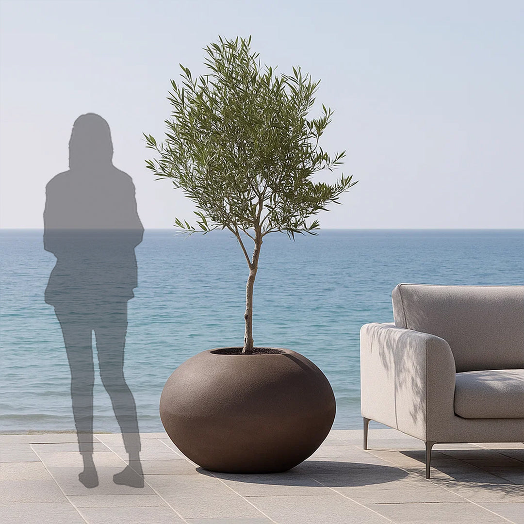 Coffee Brown Planter Box XK-4083B COFFEE B -  Planter Boxes - ebarza Furniture UAE | Shop Modern Furniture in Abu Dhabi & Dubai - مفروشات ايبازرا في الامارات | تسوق اثاث عصري وديكورات مميزة في دبي وابوظبي