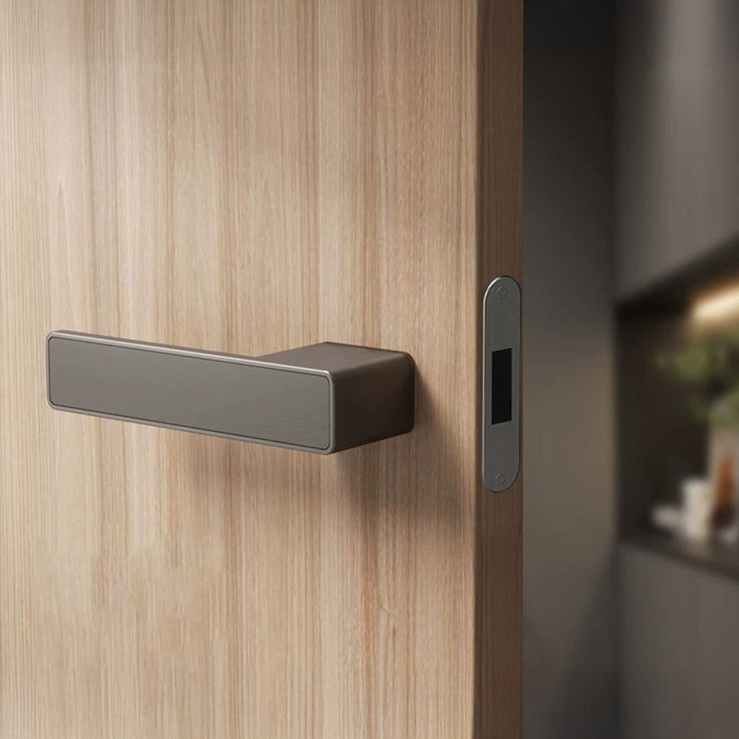 Door Handle Grey with Keys HY13 New -  Door Handles - ebarza Furniture UAE | Shop Modern Furniture in Abu Dhabi & Dubai - مفروشات ايبازرا في الامارات | تسوق اثاث عصري وديكورات مميزة في دبي وابوظبي