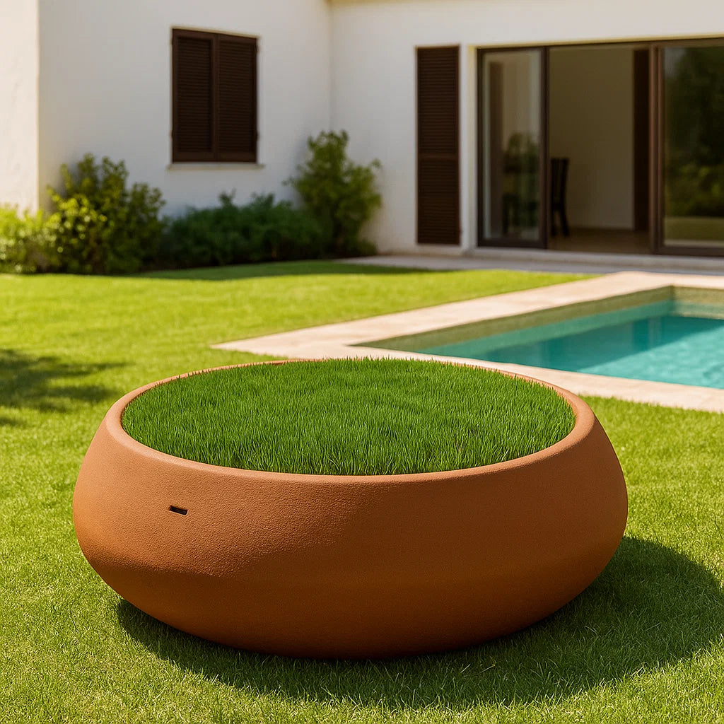 Indoor/Outdoor Clay Plant Pot XK-0001-Clay -  Planter Boxes - ebarza Furniture UAE | Shop Modern Furniture in Abu Dhabi & Dubai - مفروشات ايبازرا في الامارات | تسوق اثاث عصري وديكورات مميزة في دبي وابوظبي