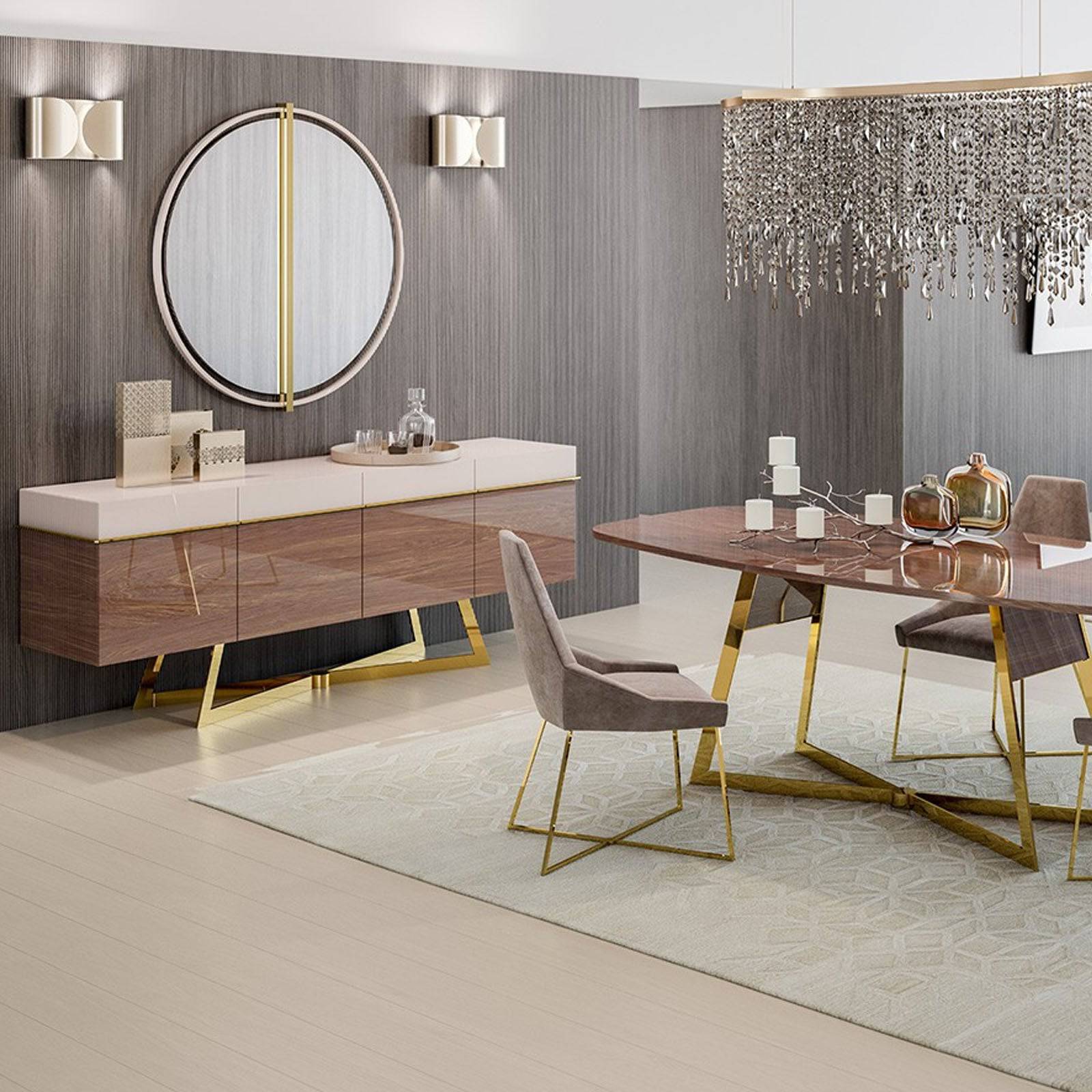 Aura Dining Table Aura-Table -  Dining Tables - ebarza Furniture UAE | Shop Modern Furniture in Abu Dhabi & Dubai - مفروشات ايبازرا في الامارات | تسوق اثاث عصري وديكورات مميزة في دبي وابوظبي