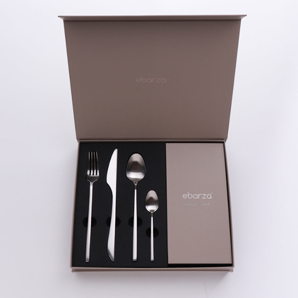 24 Pieces Viva Cutlery Set 9002 -  Cutlery Sets - ebarza Furniture UAE | Shop Modern Furniture in Abu Dhabi & Dubai - مفروشات ايبازرا في الامارات | تسوق اثاث عصري وديكورات مميزة في دبي وابوظبي